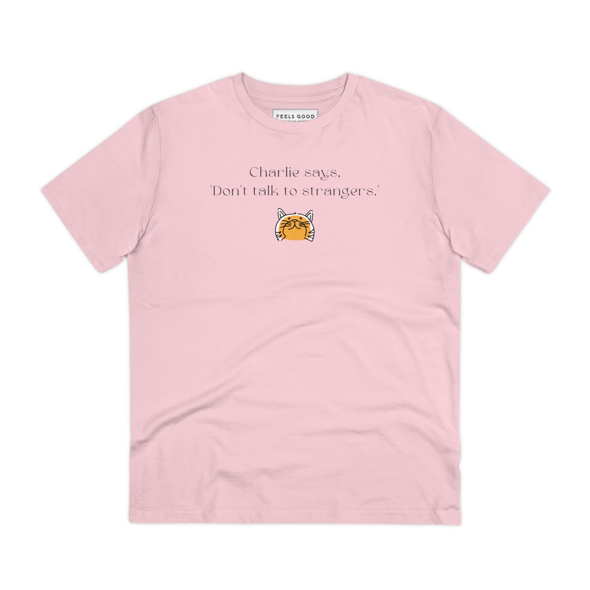 Organic Cotton 'Charlie Says' Funny Cat T-shirt - Fun Cat Tee