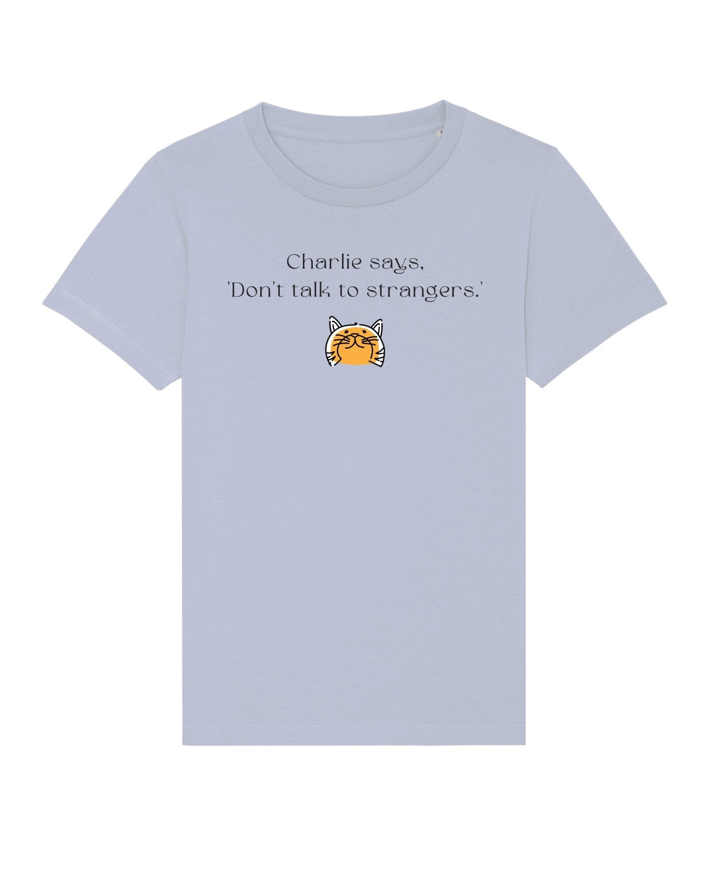 Kids Funny Cat T-shirt - 'Charlie Says' Organic Cotton Hello Kitty Clothing