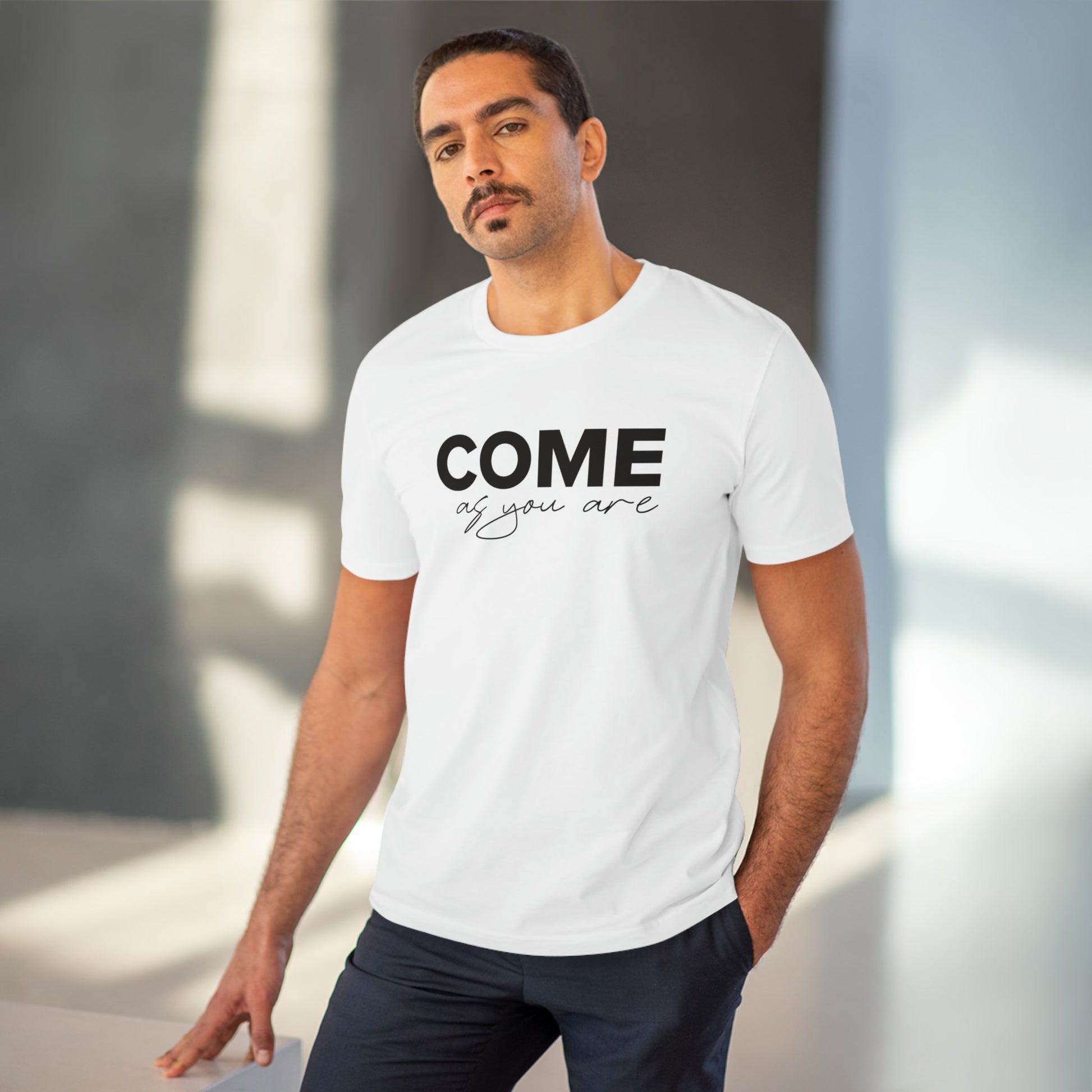Organic Cotton 'Come As You Are' T-shirt inspired by throwback icons and vintage tees

