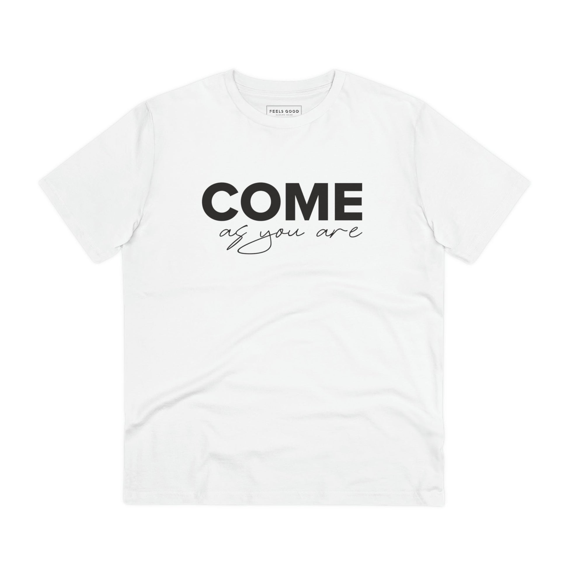 Organic Cotton 'Come As You Are' T-shirt for fans of classic UK bands and retro cool

