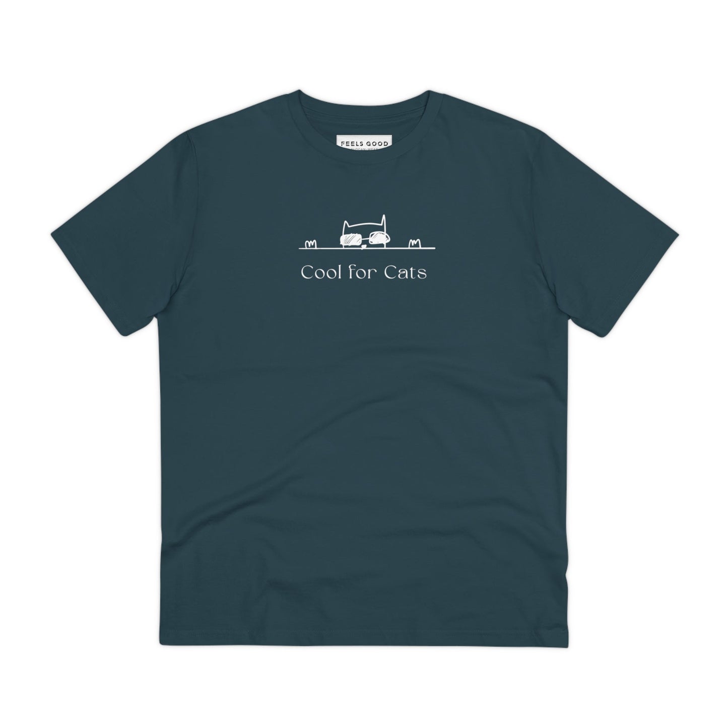 Dogs t shirt lovers will adore the Organic Cotton 'Cool For Cats' Funny Cat T-shirt.
