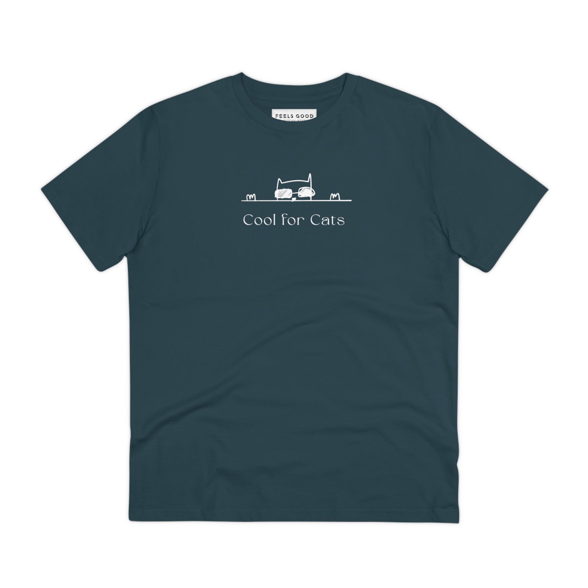 Dogs t shirt lovers will adore the Organic Cotton 'Cool For Cats' Funny Cat T-shirt.
