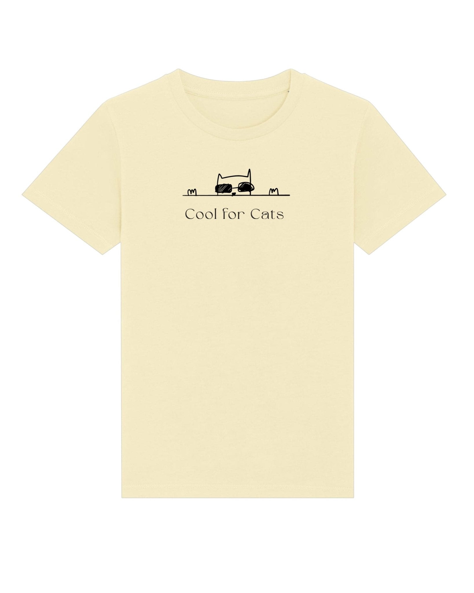 Organic Cotton 'Cool For Cats' Kids Funny Cat T-shirt – find it at the best hello kitty shop online.