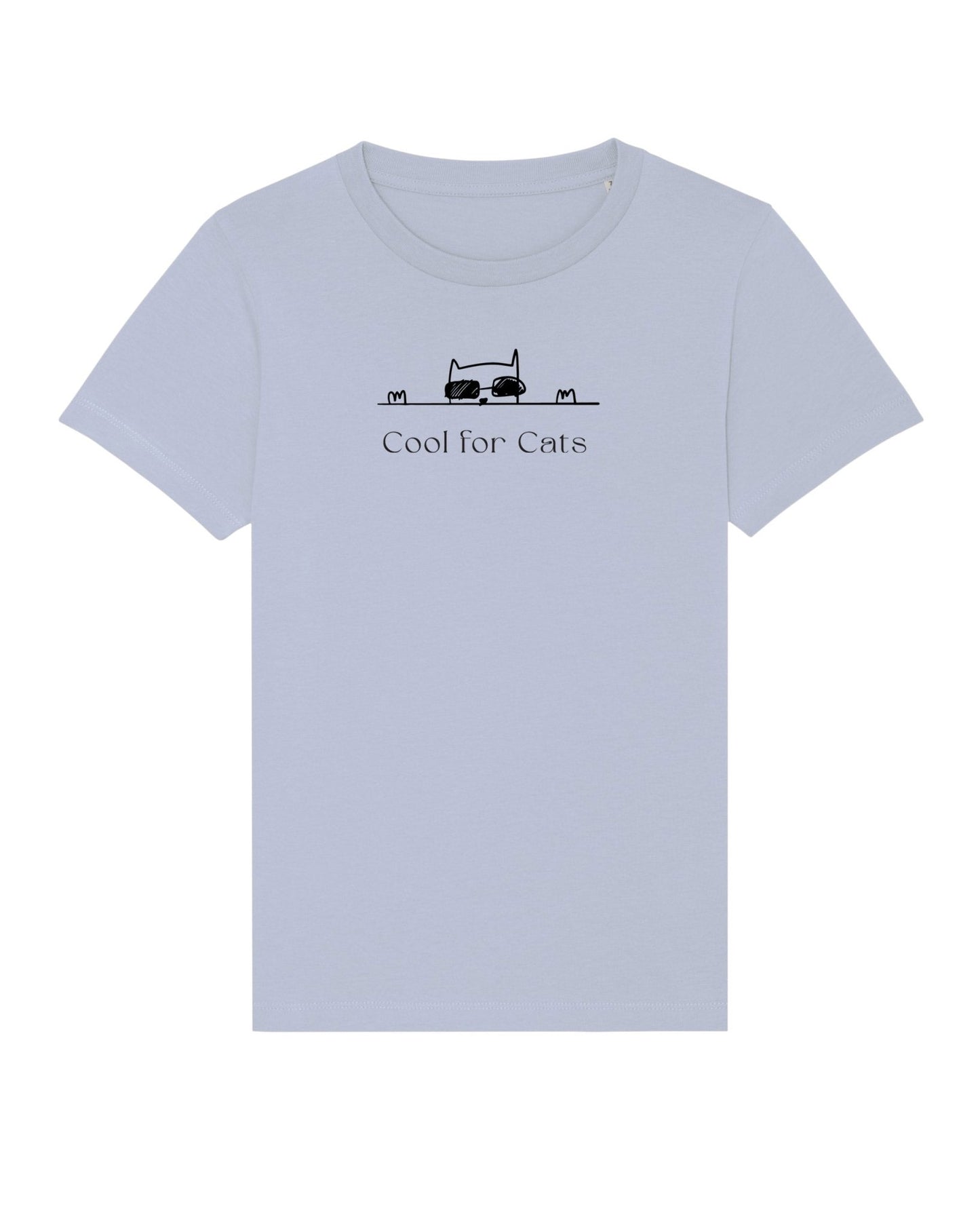 Organic Cotton 'Cool For Cats' Kids Funny Cat T-shirt – adorable hello kitty clothing for kids.