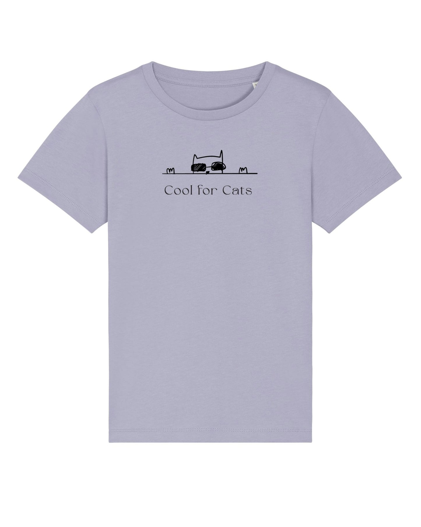 Organic Cotton 'Cool For Cats' Kids Funny Cat T-shirt – available now at your hello kitty store.