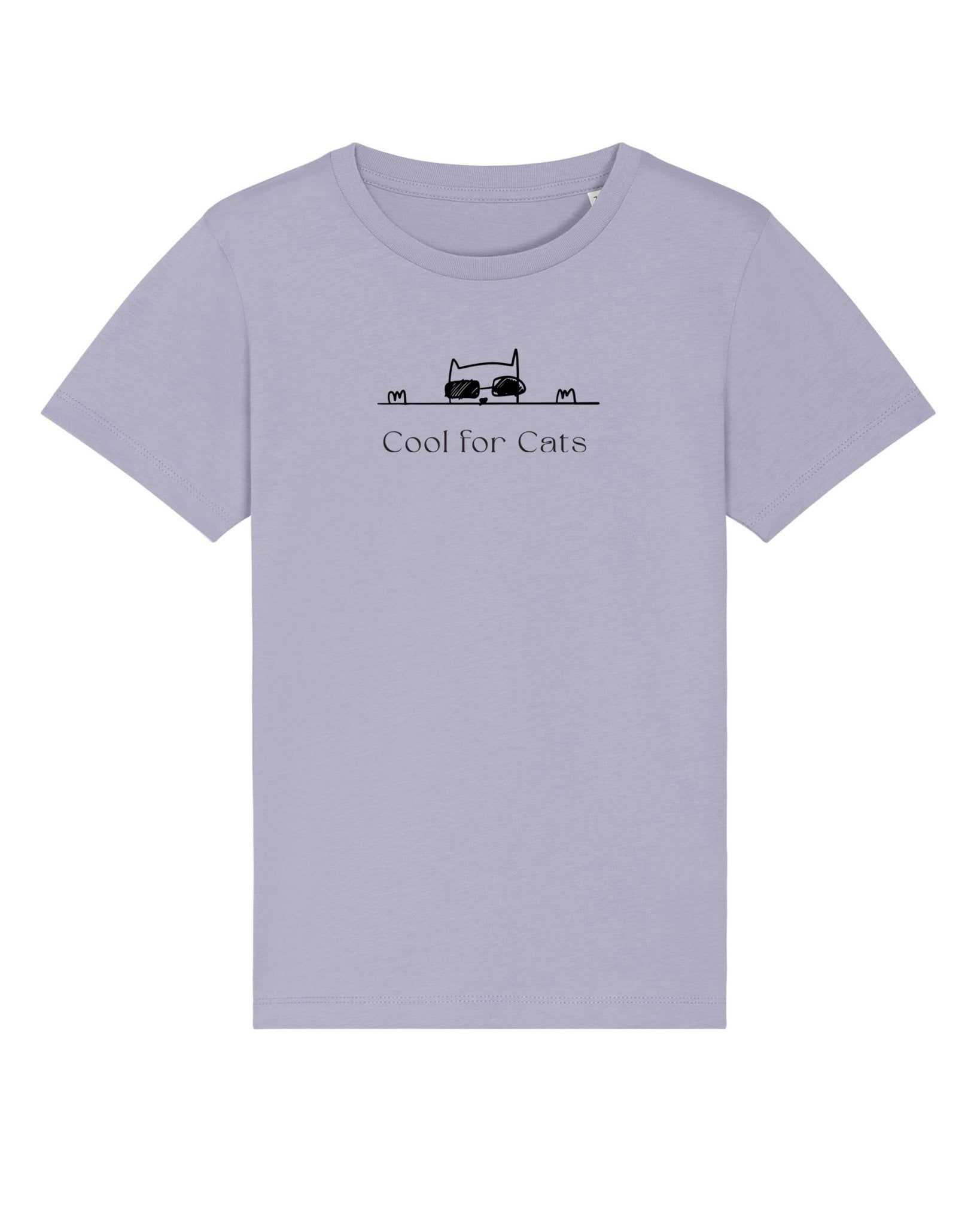 Organic Cotton 'Cool For Cats' Kids Funny Cat T-shirt – available now at your hello kitty store.