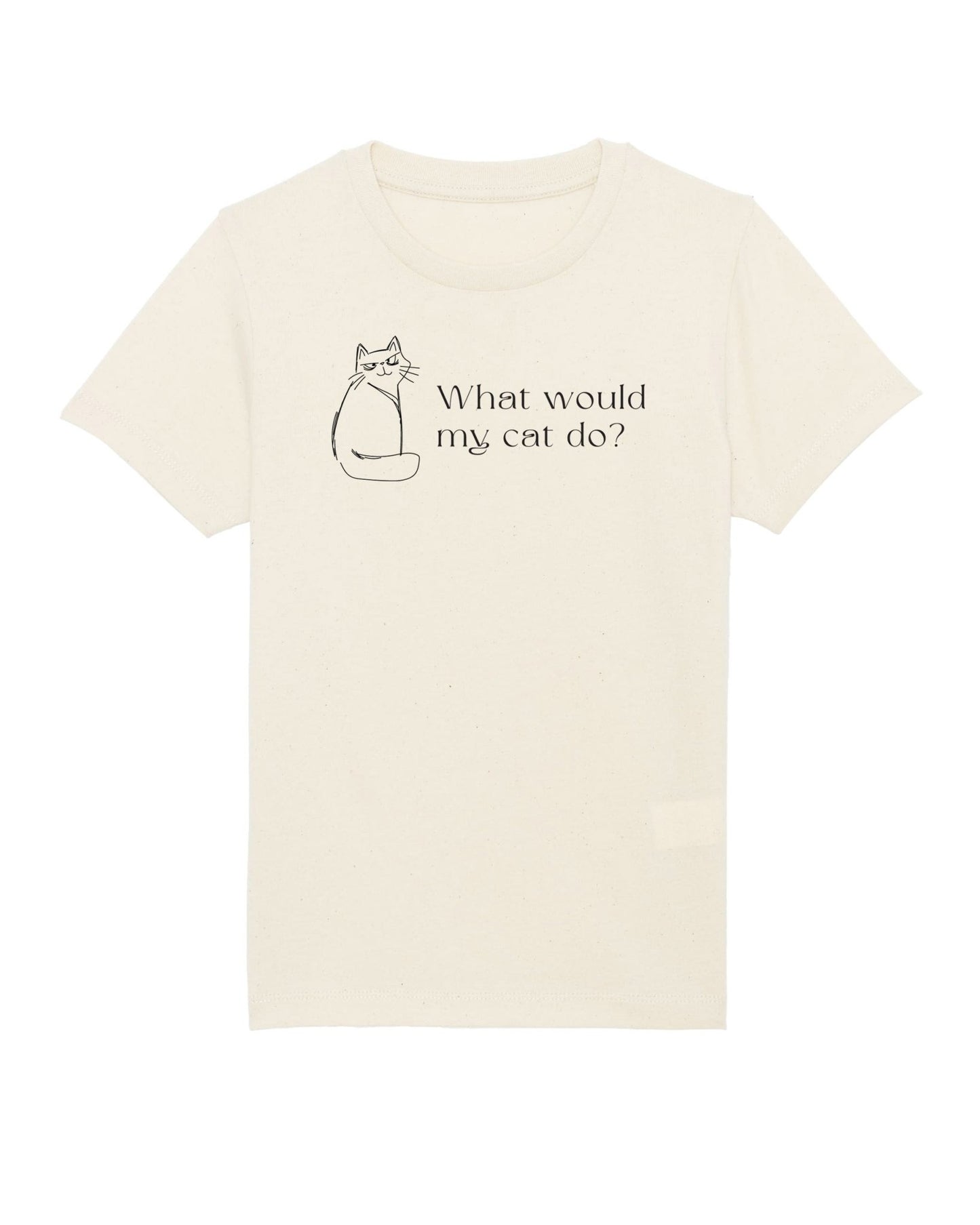 Organic Cotton 'Copy Cat' Kids Funny Cat T-shirt – Trendy hello kitty clothing for little cat lovers.