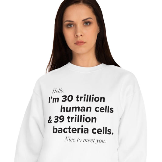 Organic Cotton 'Human Cells' unisex Sweatshirt - Fun Facts