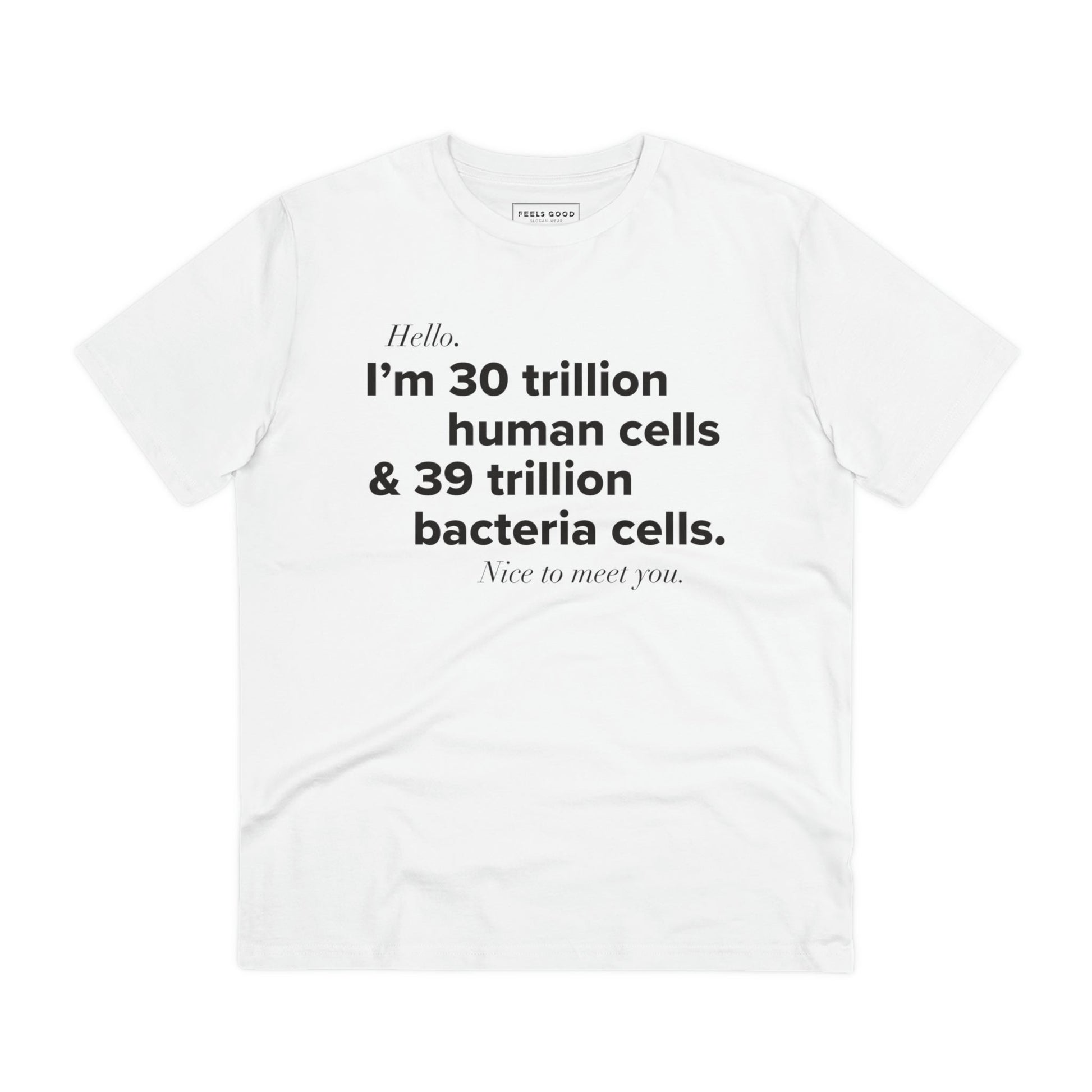 Conscious fashion pick: Organic Cotton 'Human Cells' T-shirt with a nostalgic twist

