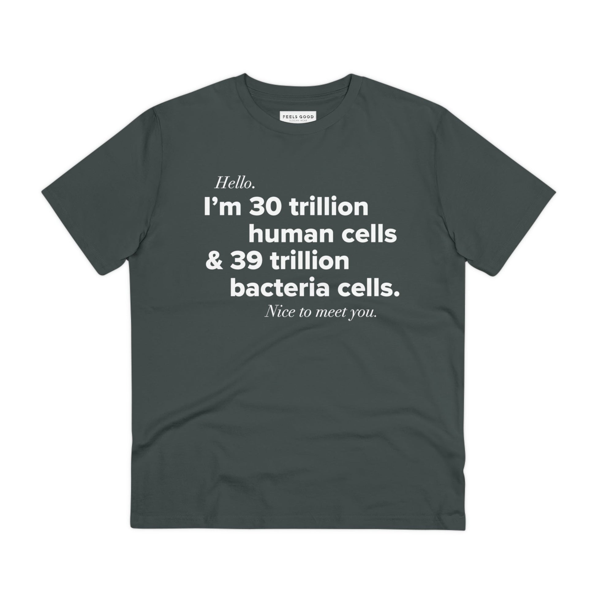 Graphic Organic Cotton 'Human Cells' T-shirt made for fans of cool cultural references

