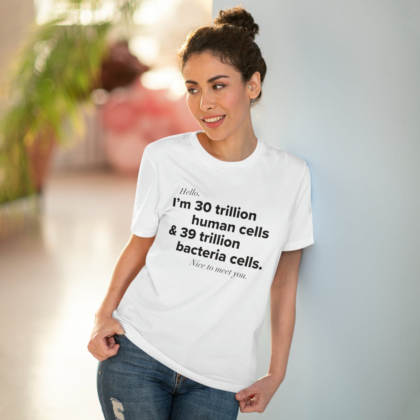 Organic Cotton 'Human Cells' T-shirt – meaningful fashion for book and music lovers

