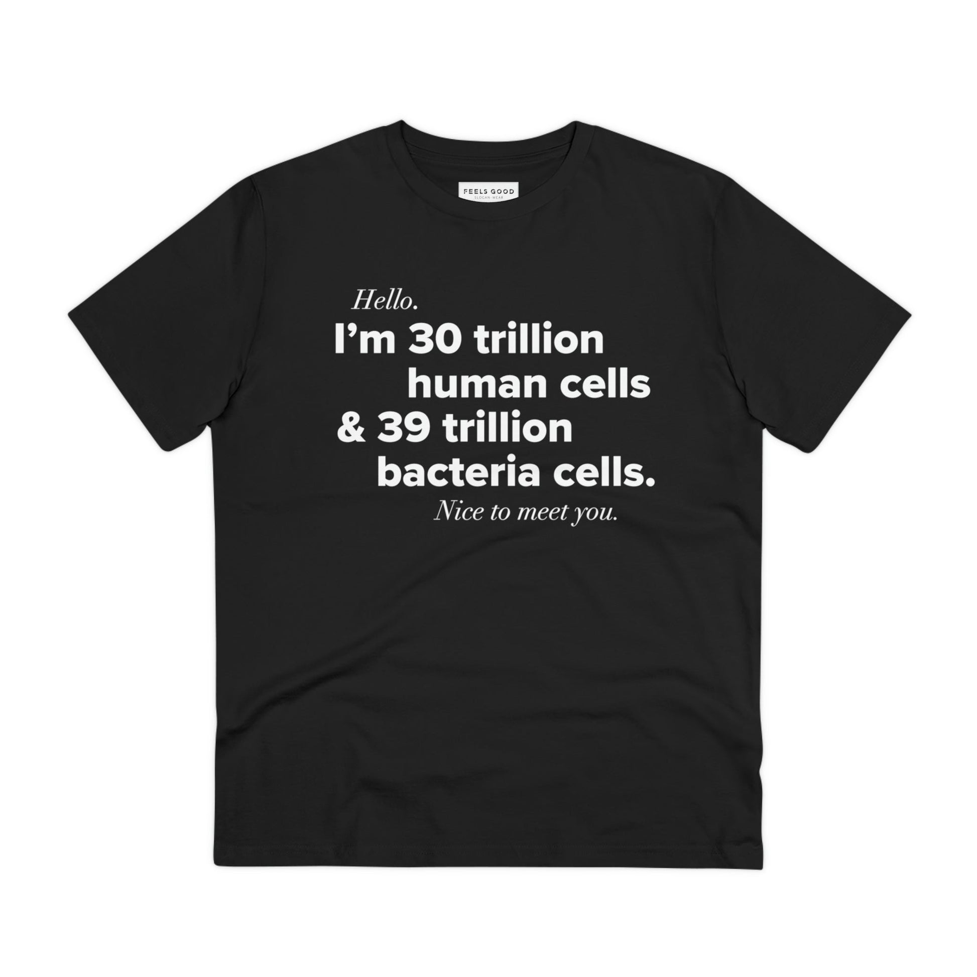 Organic Cotton 'Human Cells' T-shirt – a timeless piece for lovers of old-school icons


