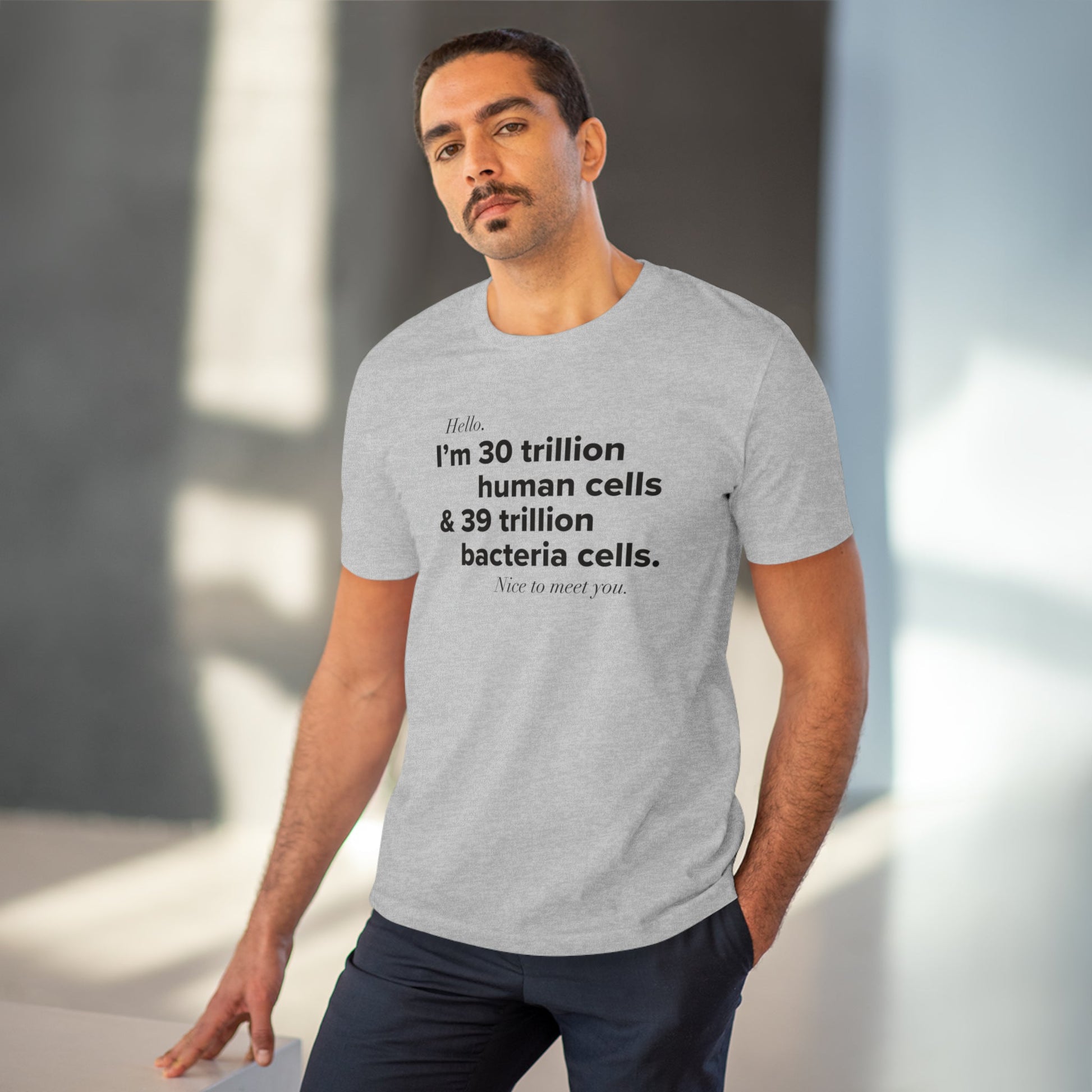 Organic Cotton 'Human Cells' T-shirt – stylish choice from rising eco-conscious labels

