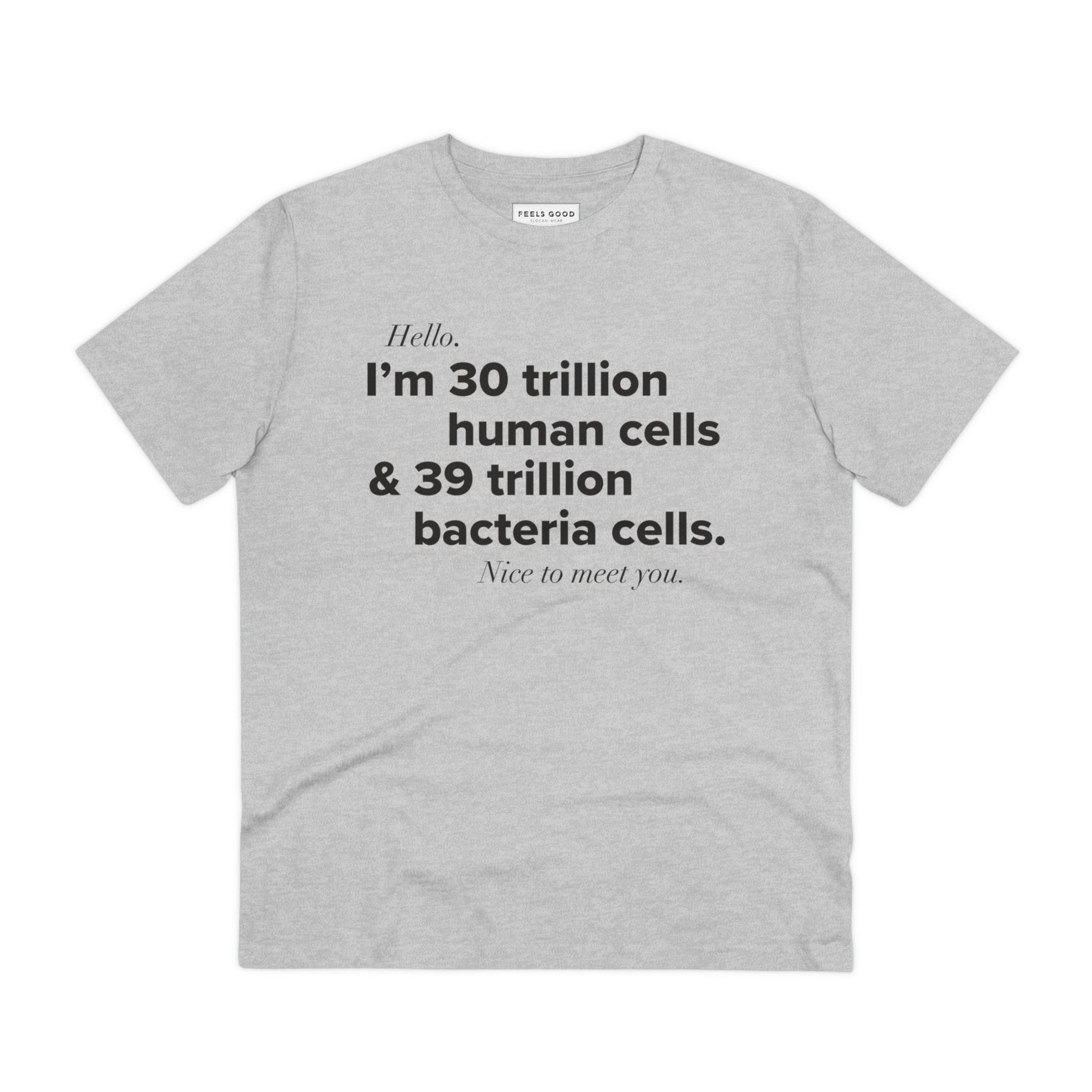 Organic Cotton 'Human Cells' T-shirt – understated nod to classic pop culture themes

