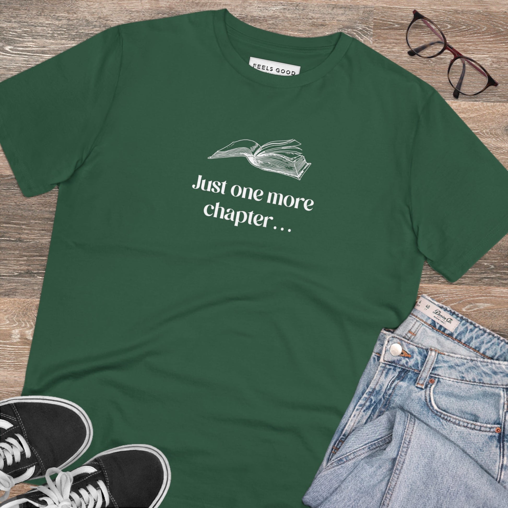 Organic Cotton 'Just One More Chapter…' Books T-shirt from one of the coolest bookish lines

