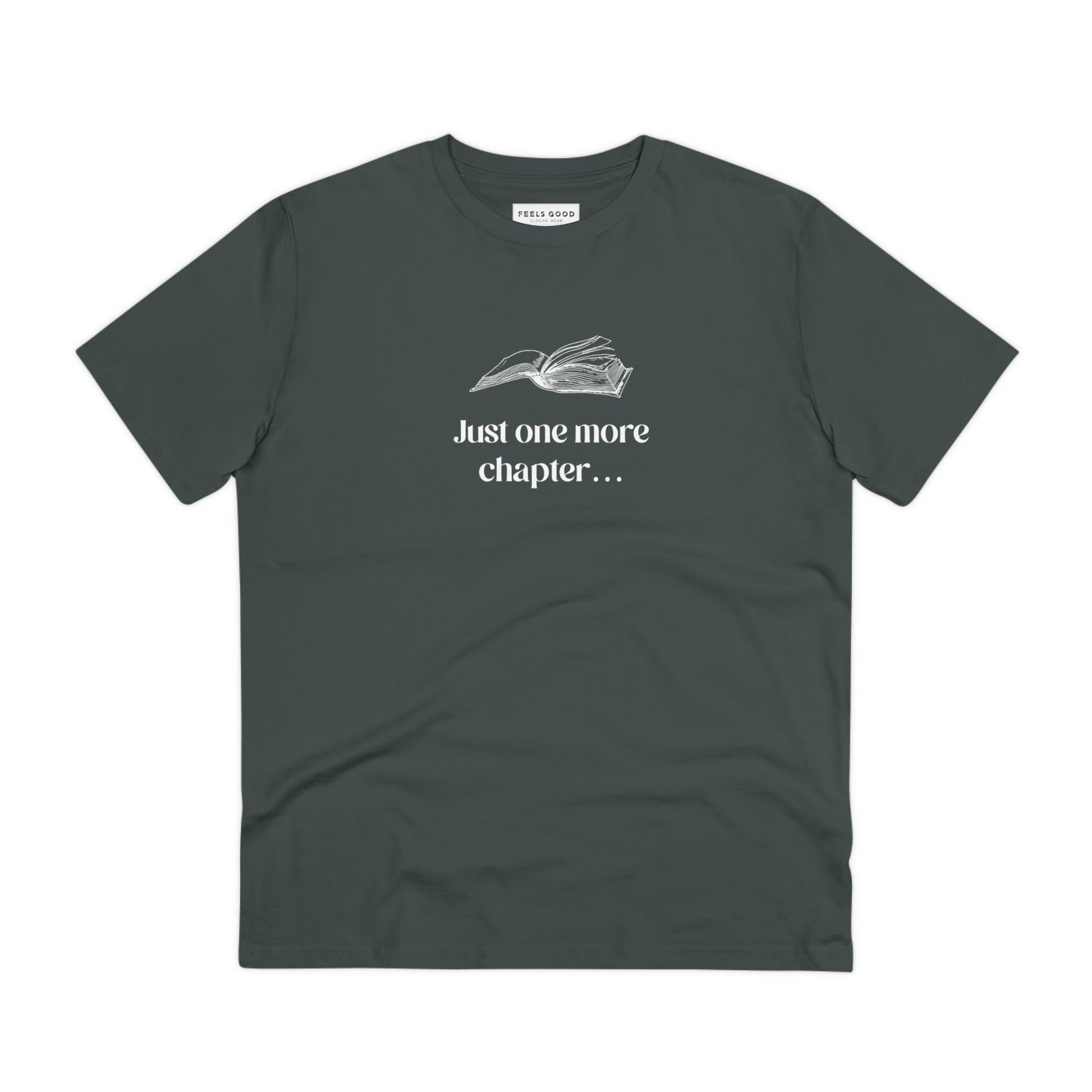 Organic Cotton 'Just One More Chapter…' Books T-shirt that brings out your nostalgic side

