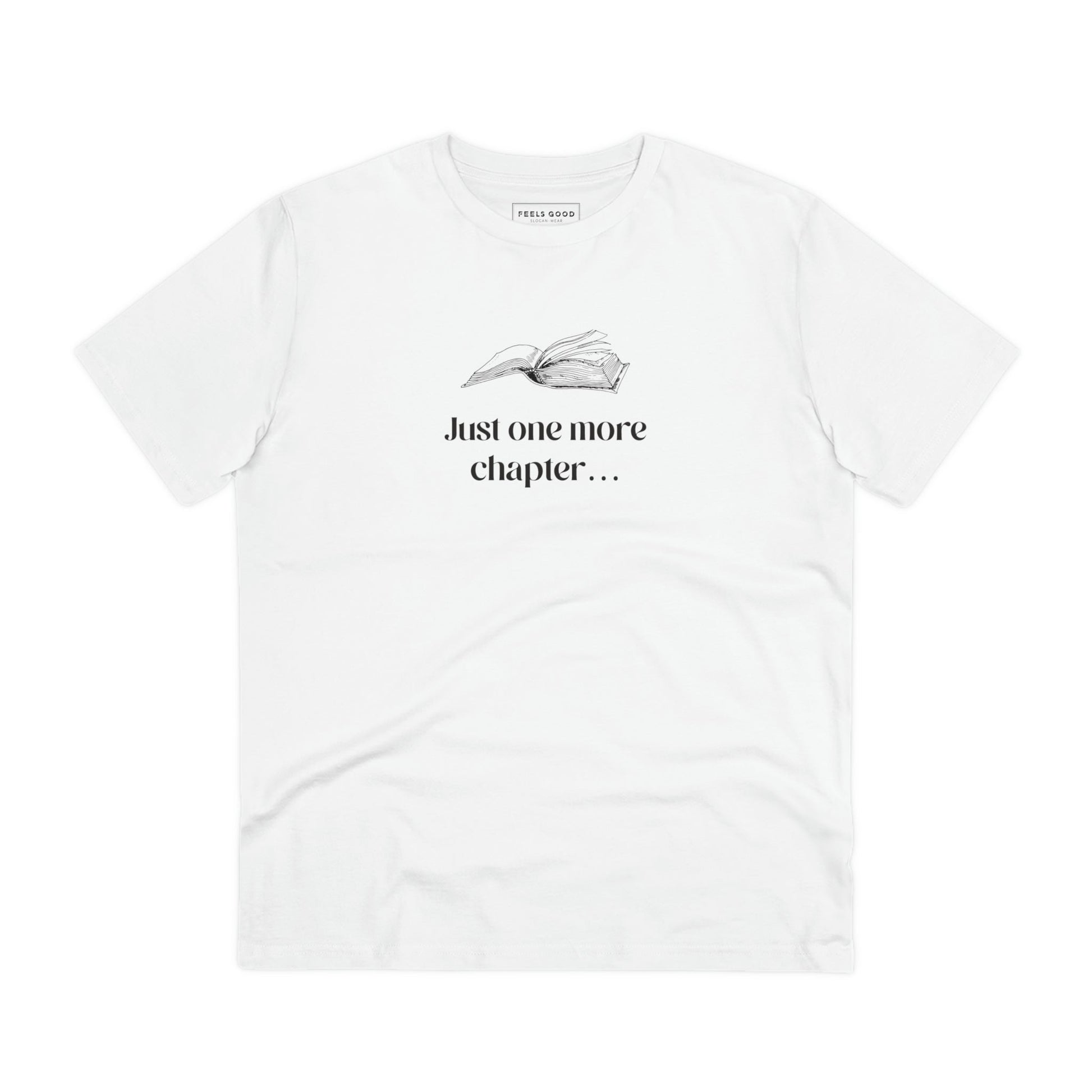 Organic Cotton 'Just One More Chapter…' Books T-shirt — quirky, cute, and super on trend

