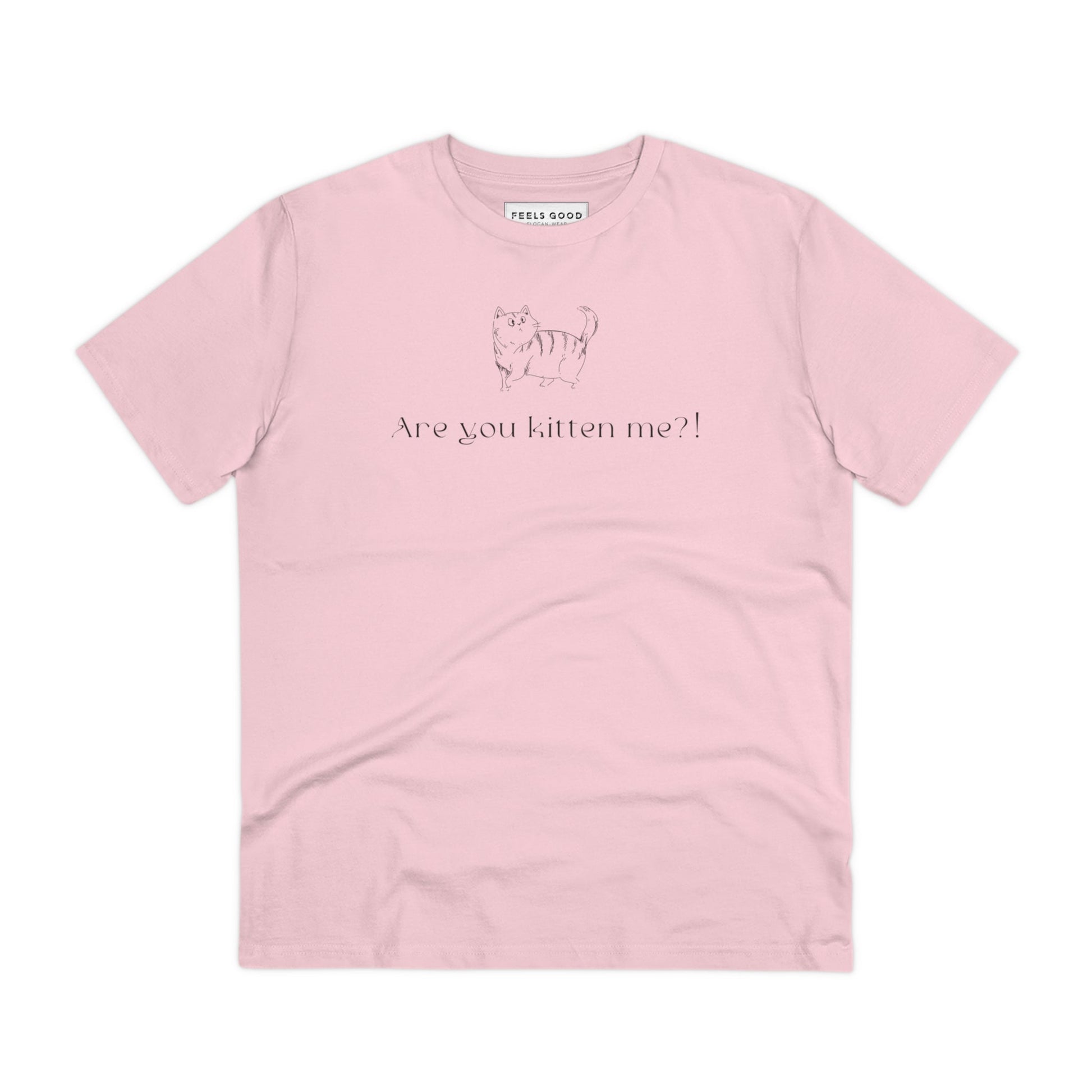 Organic Cotton 'Kittening Me' Funny Cat T-shirt - Fun Cat T shirt
