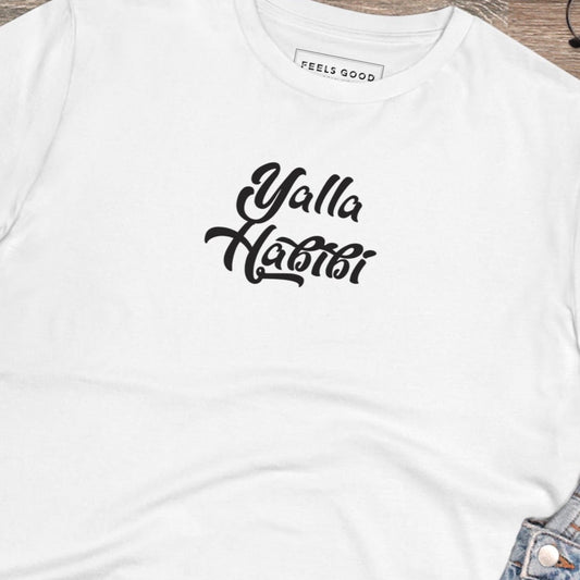 Organic Cotton 'Let's Go My Love' Arabic T-shirt - Hip Hop Tshirt