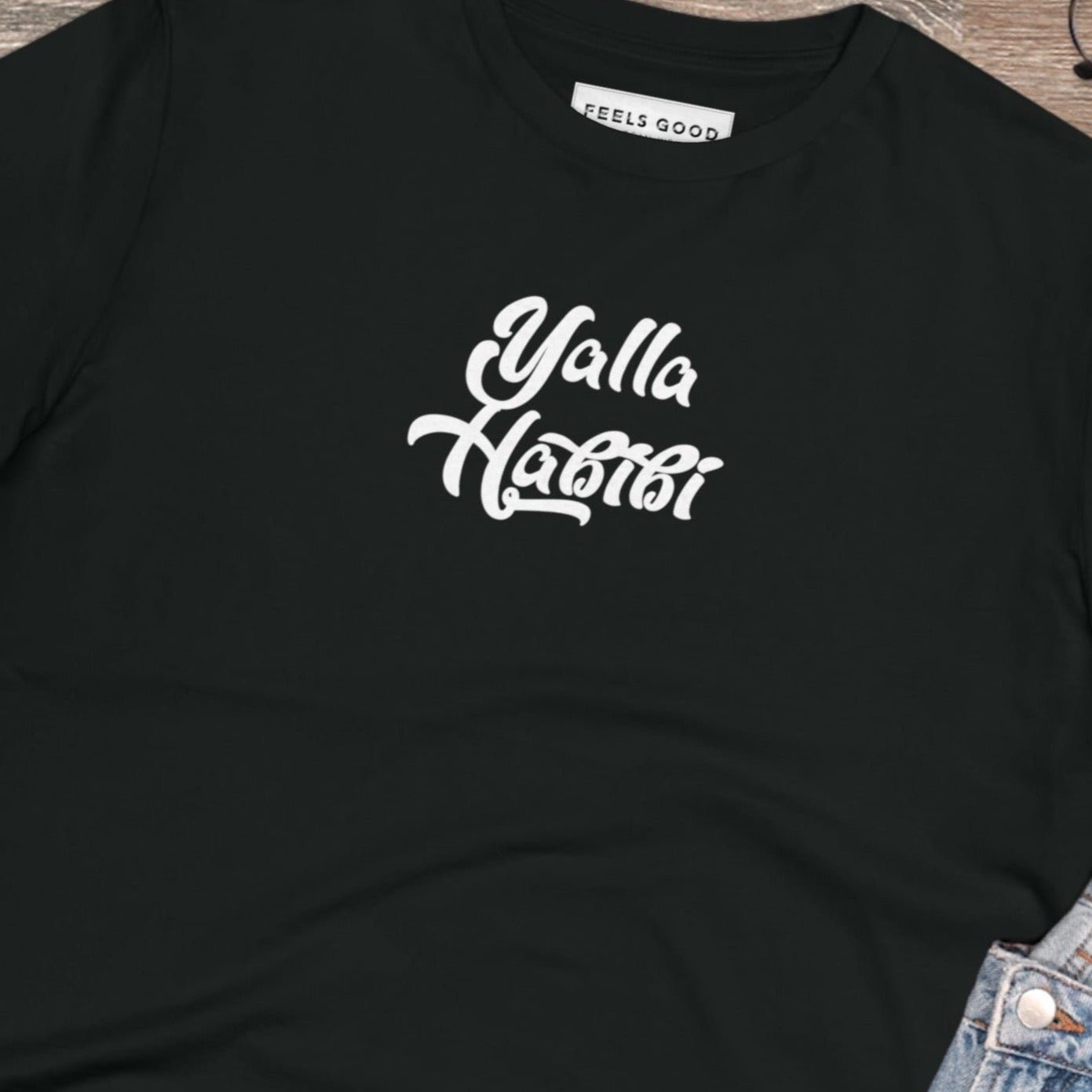 Organic Cotton 'Let's Go My Love' Arabic T-shirt - Hip Hop Tshirt