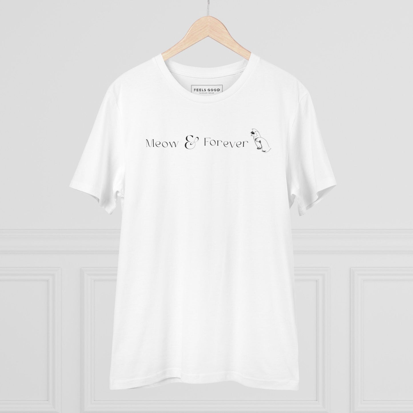 Meow & Forever cat tshirt – perfect cat shirts for guys


