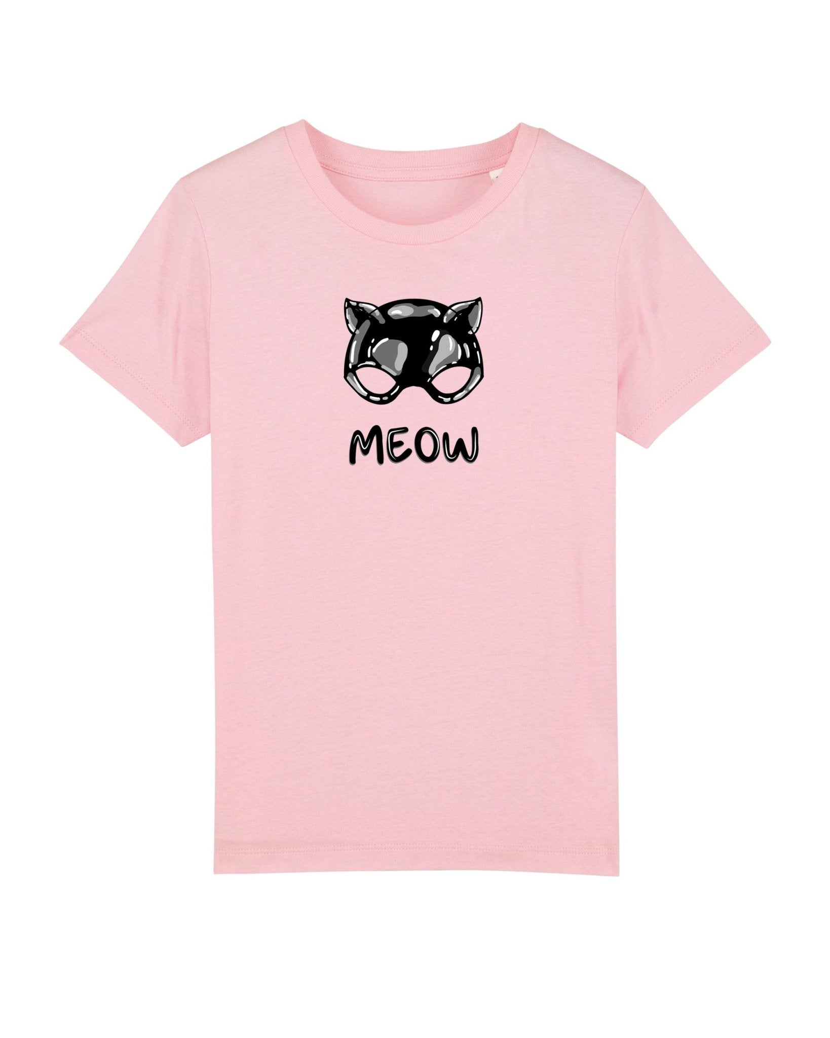 Organic Cotton 'Meow' Kids Funny Cat T-shirt – ideal hello kitty clothing style

