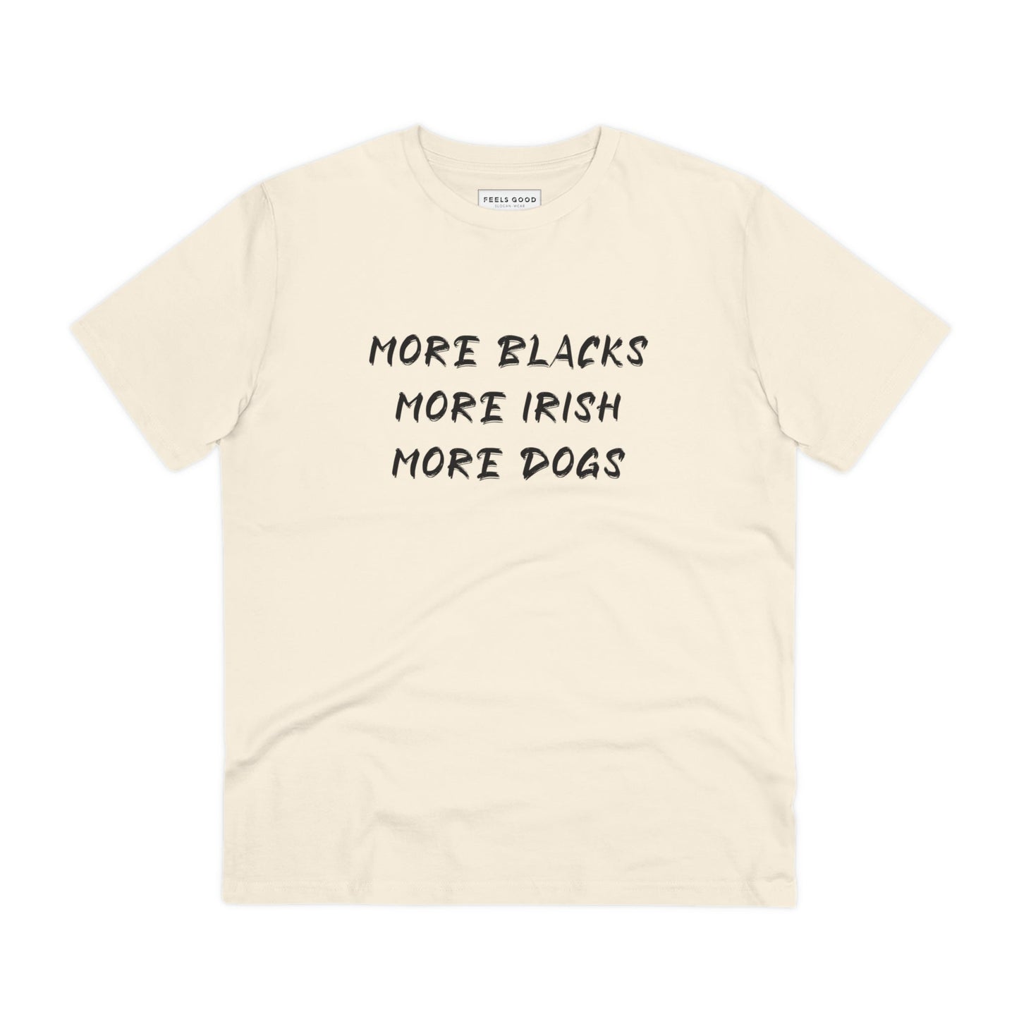 Organic Cotton 'More Inclusivity' BLM T-shirt with artistic vibes and cool energy

