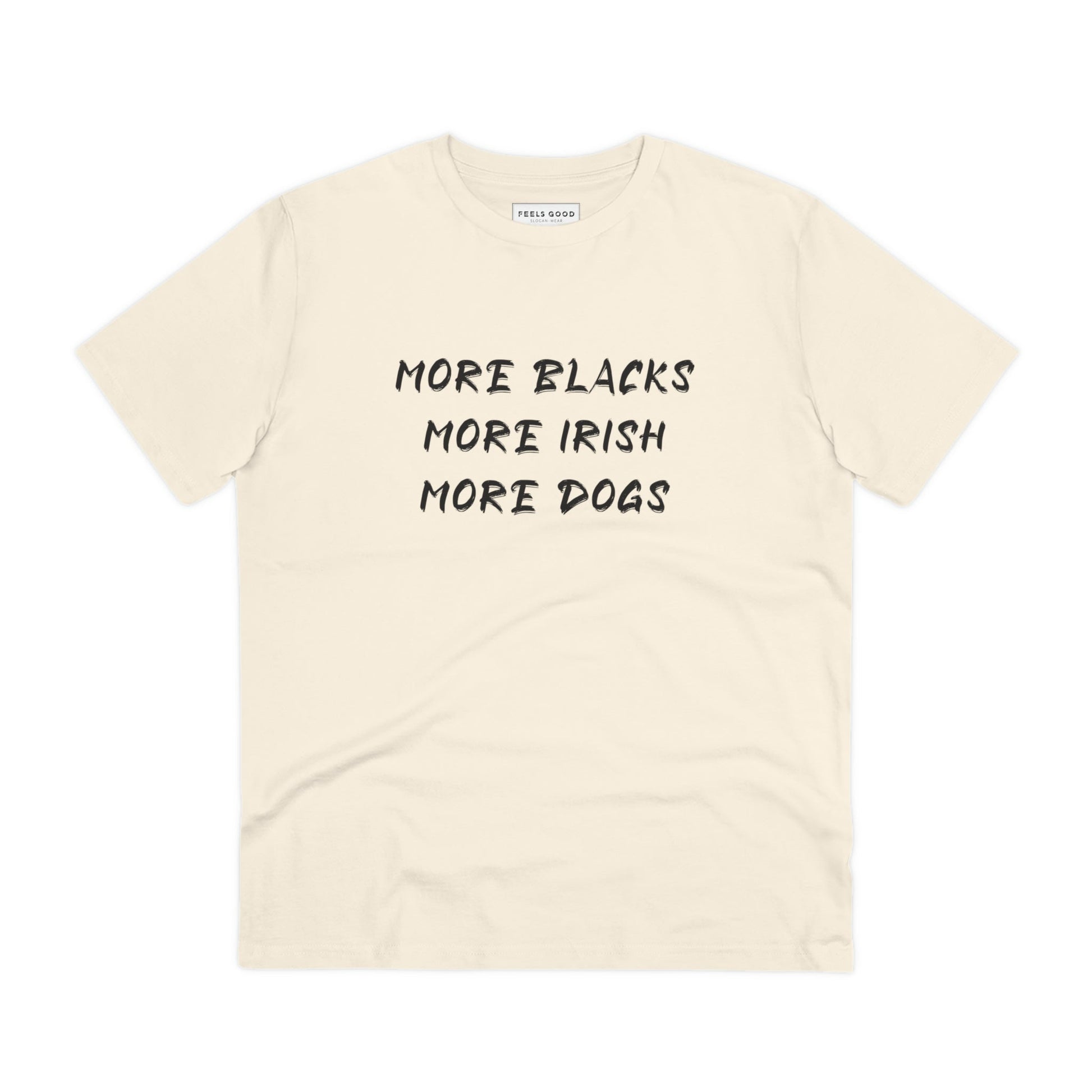 Organic Cotton 'More Inclusivity' BLM T-shirt with artistic vibes and cool energy

