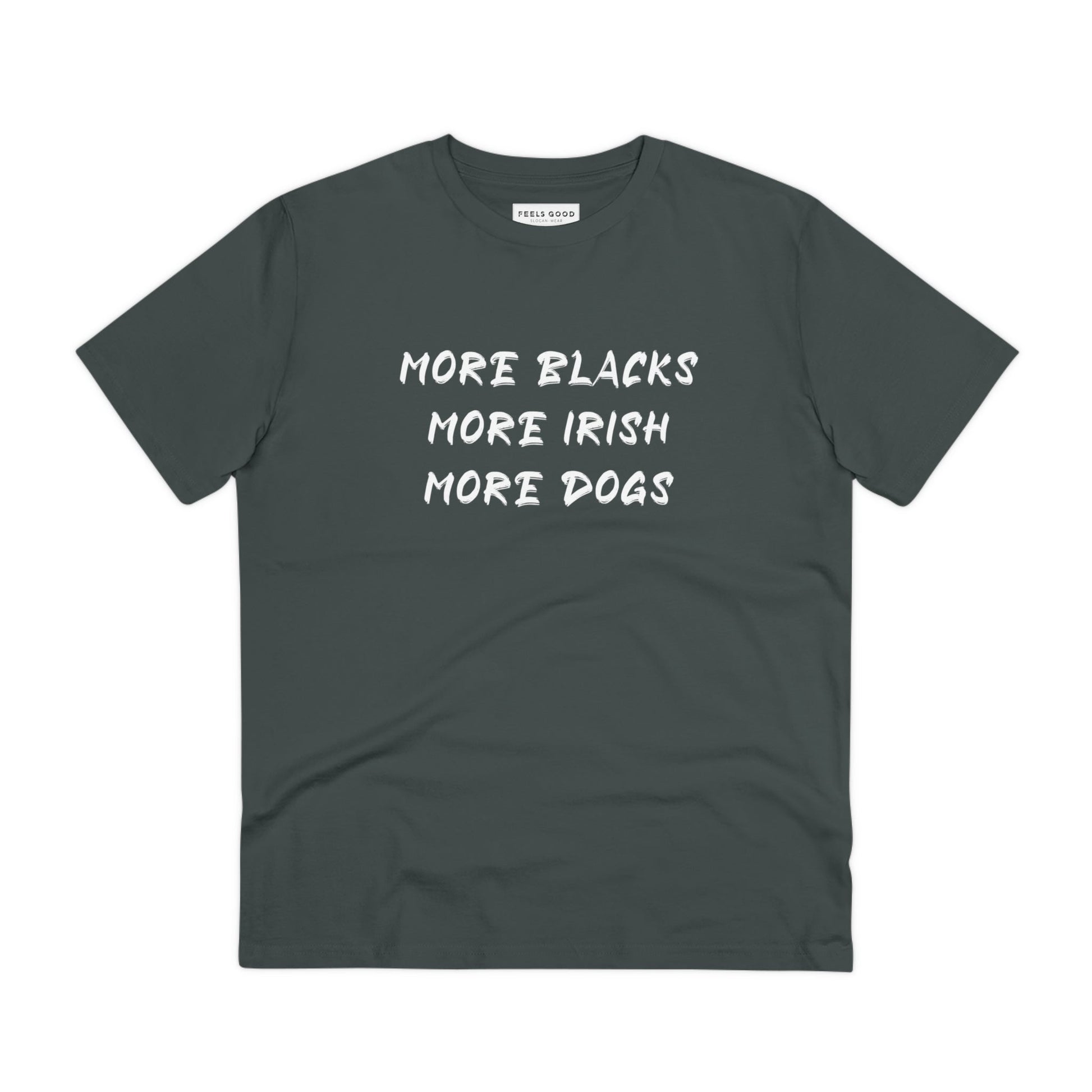 Organic Cotton 'More Inclusivity' BLM T-shirt with great message and bold vibe

