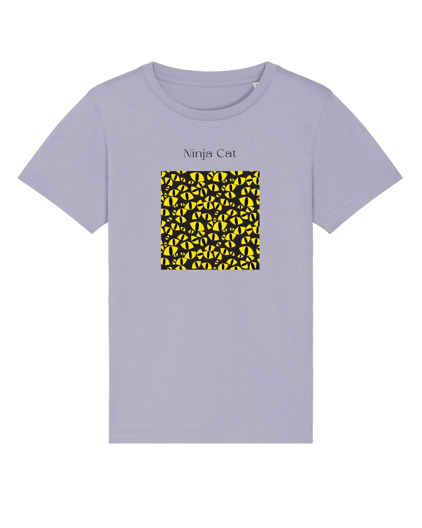 Ninja cat print – Organic Cotton 'Ninja Cat' Kids Funny Cat T-shirt for children

