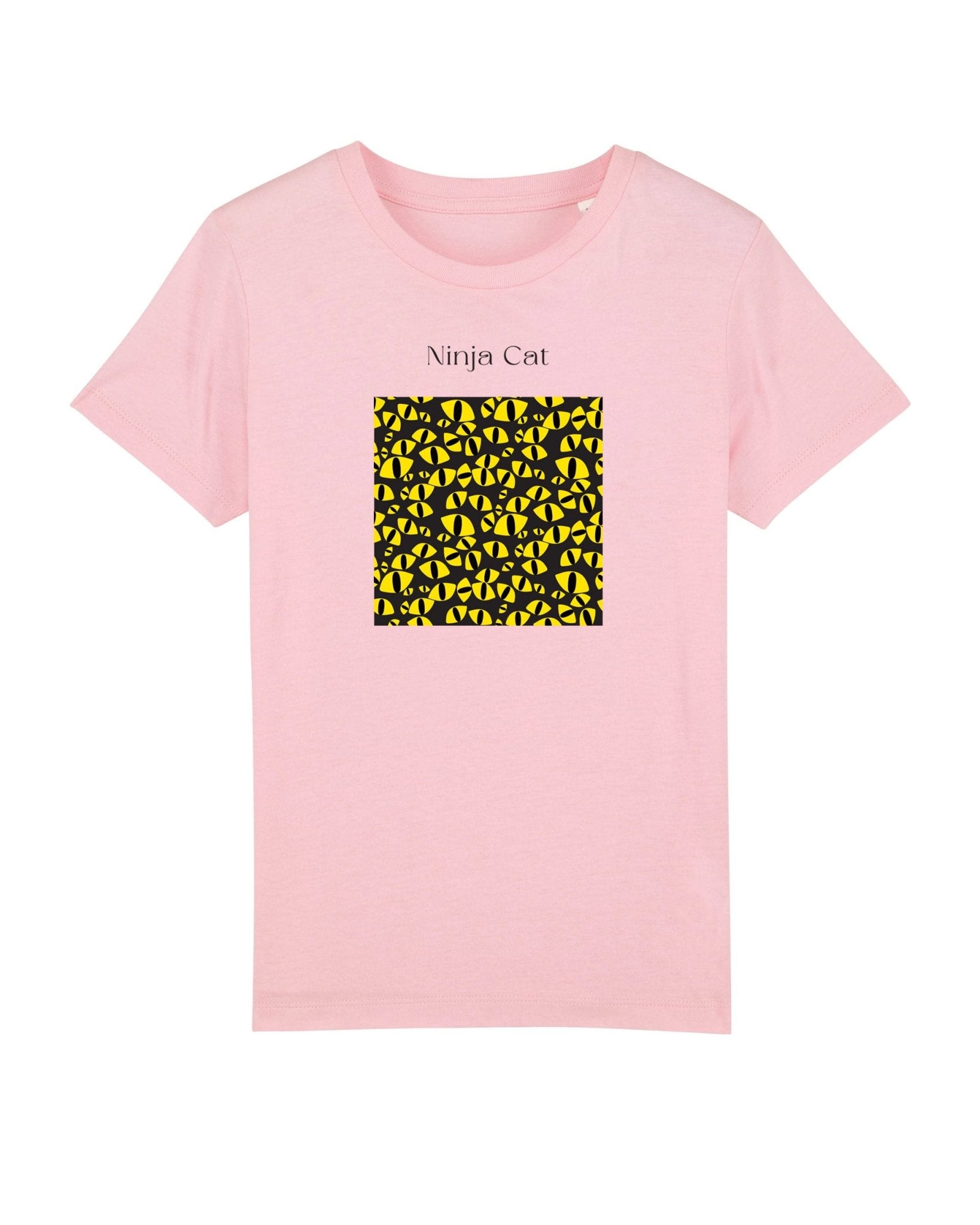 Organic Cotton 'Ninja Cat' Kids Funny Cat T-shirt – Hello Kitty and friends clothes

