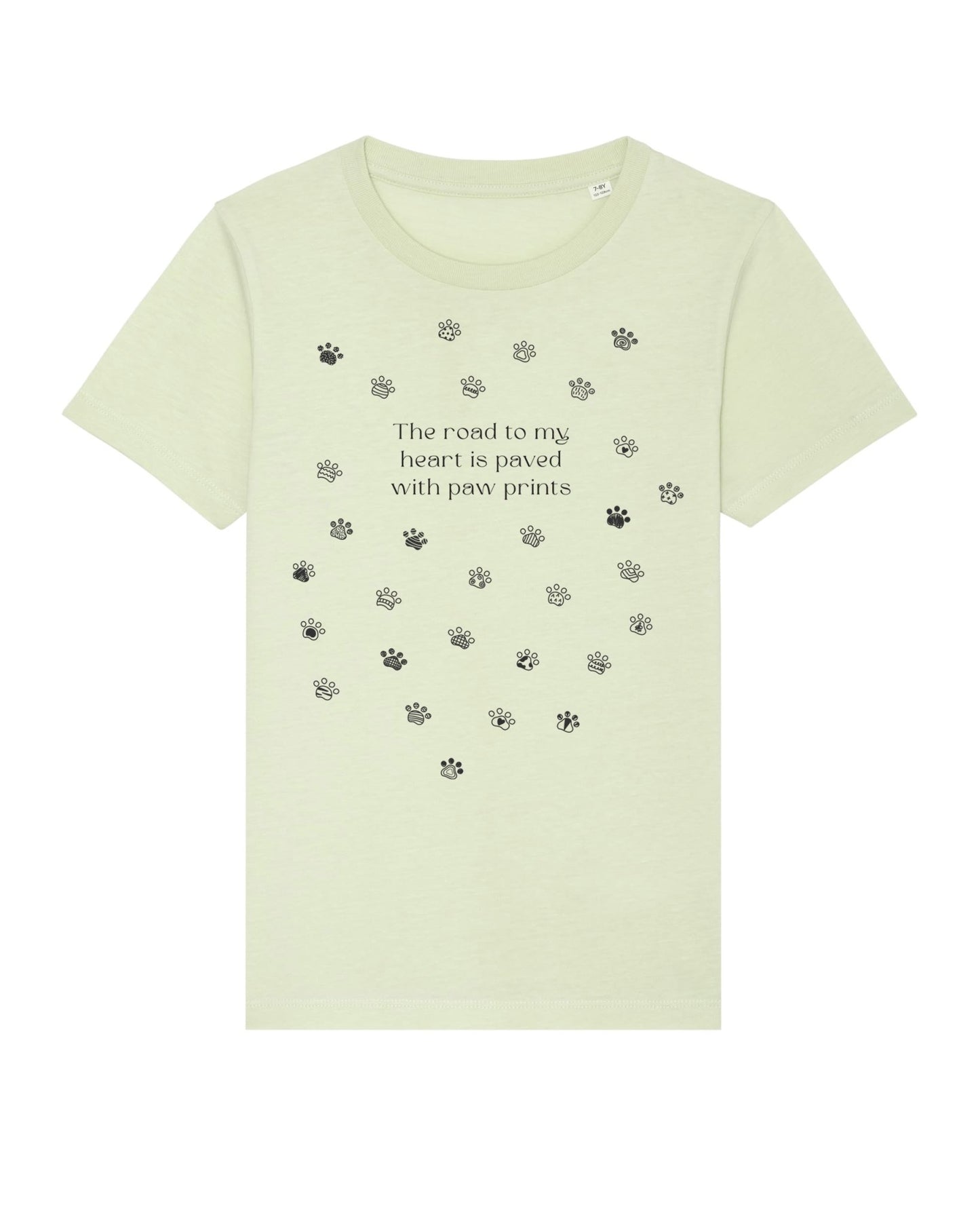 Organic Cotton 'Paw Prints' Kids Funny Animal T-shirt – trendy hello kitty clothing idea

