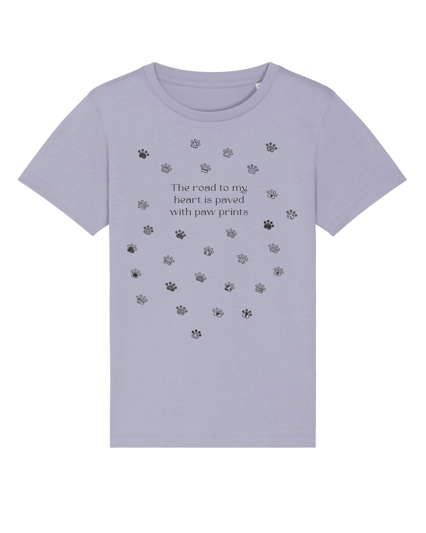 Organic Cotton 'Paw Prints' Kids Funny Animal T-shirt – sweet animal print t shirts children

