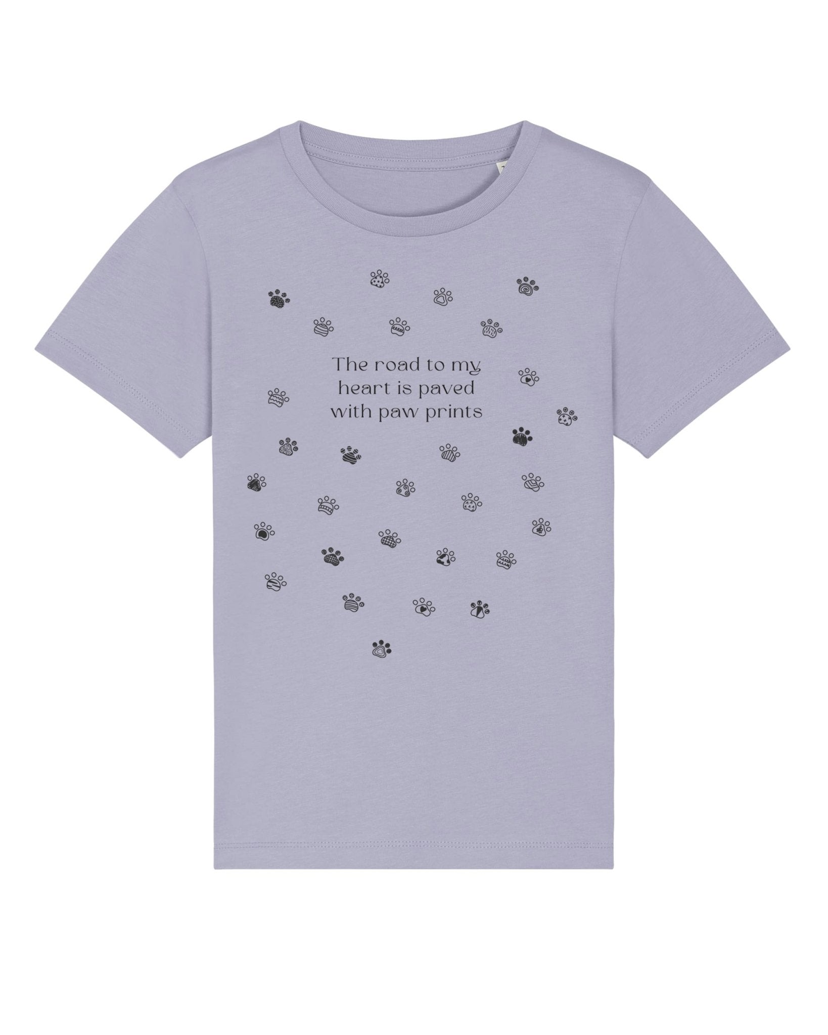 Organic Cotton 'Paw Prints' Kids Funny Animal T-shirt – sweet animal print t shirts children

