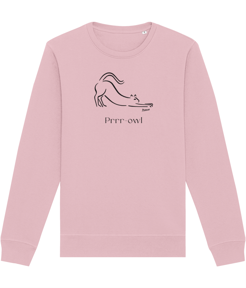 Organic Cotton 'Prowl' Funny Cat Sweatshirt – a perfect blend of fun and doggie sweatshirts style.

