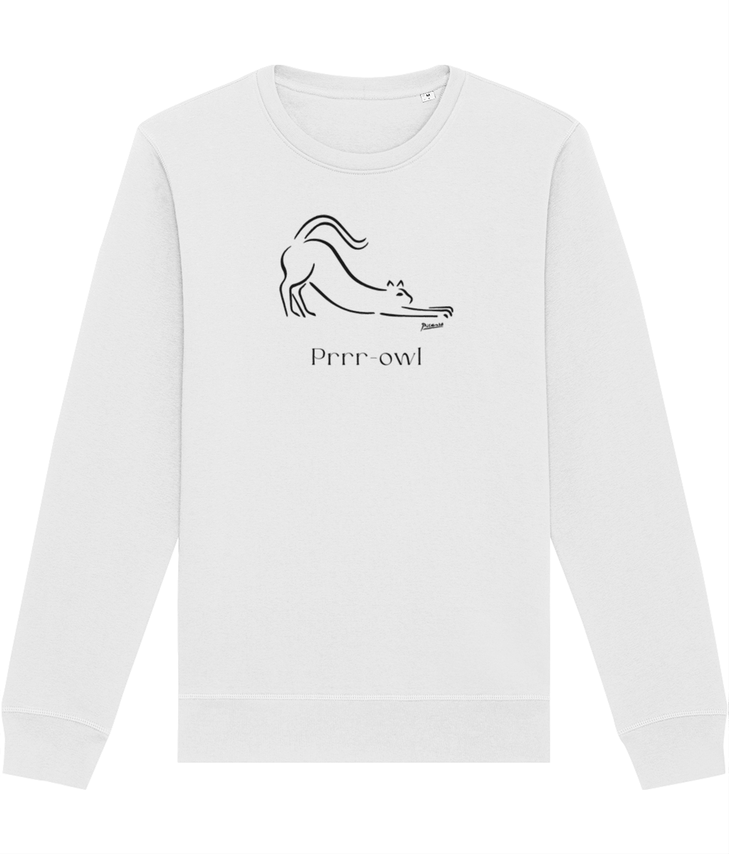 Organic Cotton 'Prowl' Funny Cat Sweatshirt – dog themed sweatshirts fans will love this too!

