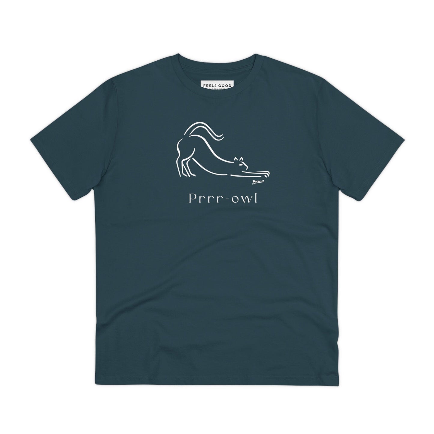 Dog t shirt lovers will adore the Organic Cotton 'Prowl' Funny Cat T-shirt with a cute design.