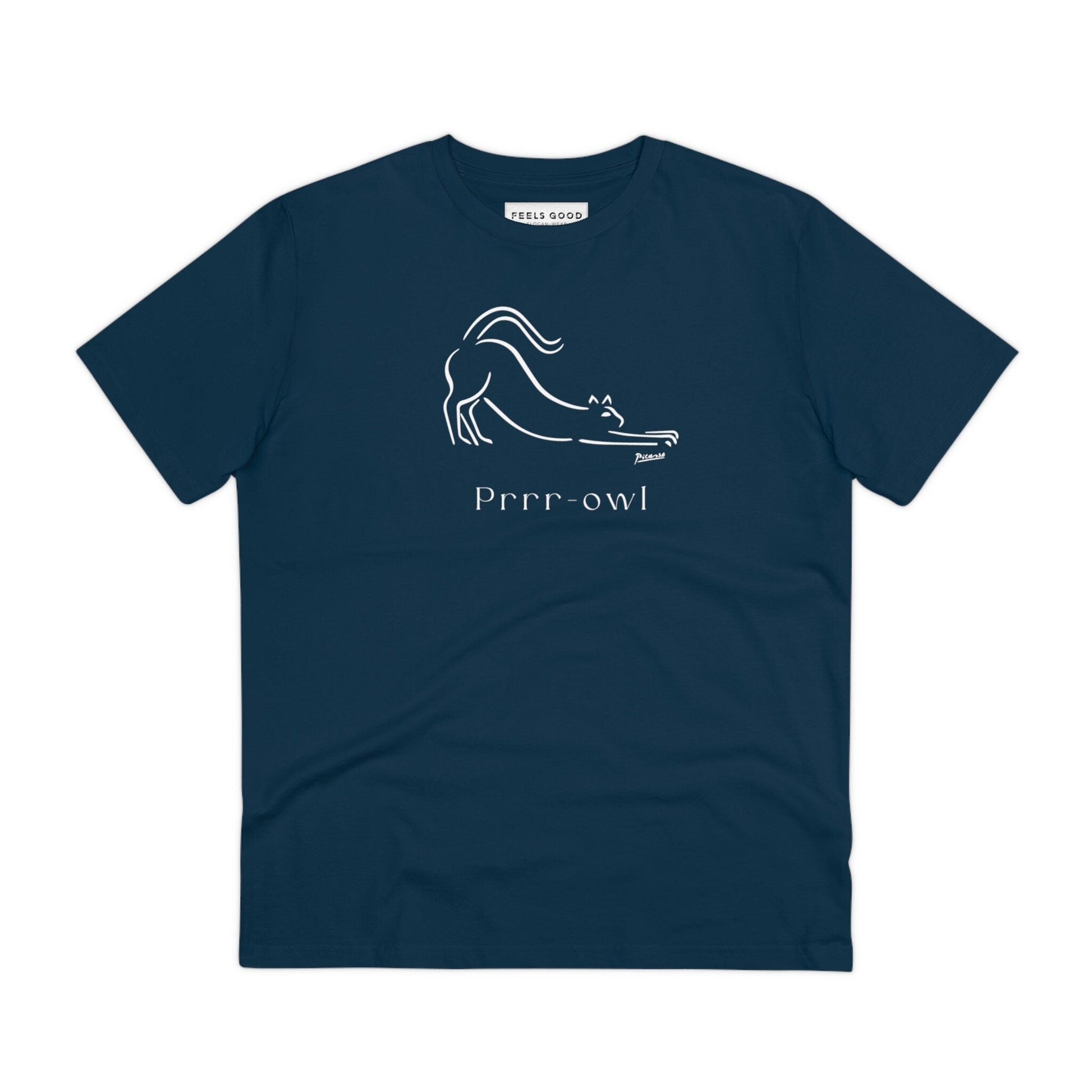Organic Cotton 'Prowl' Funny Cat T-shirt – ideal t shirts for dog lovers and cat lovers alike.