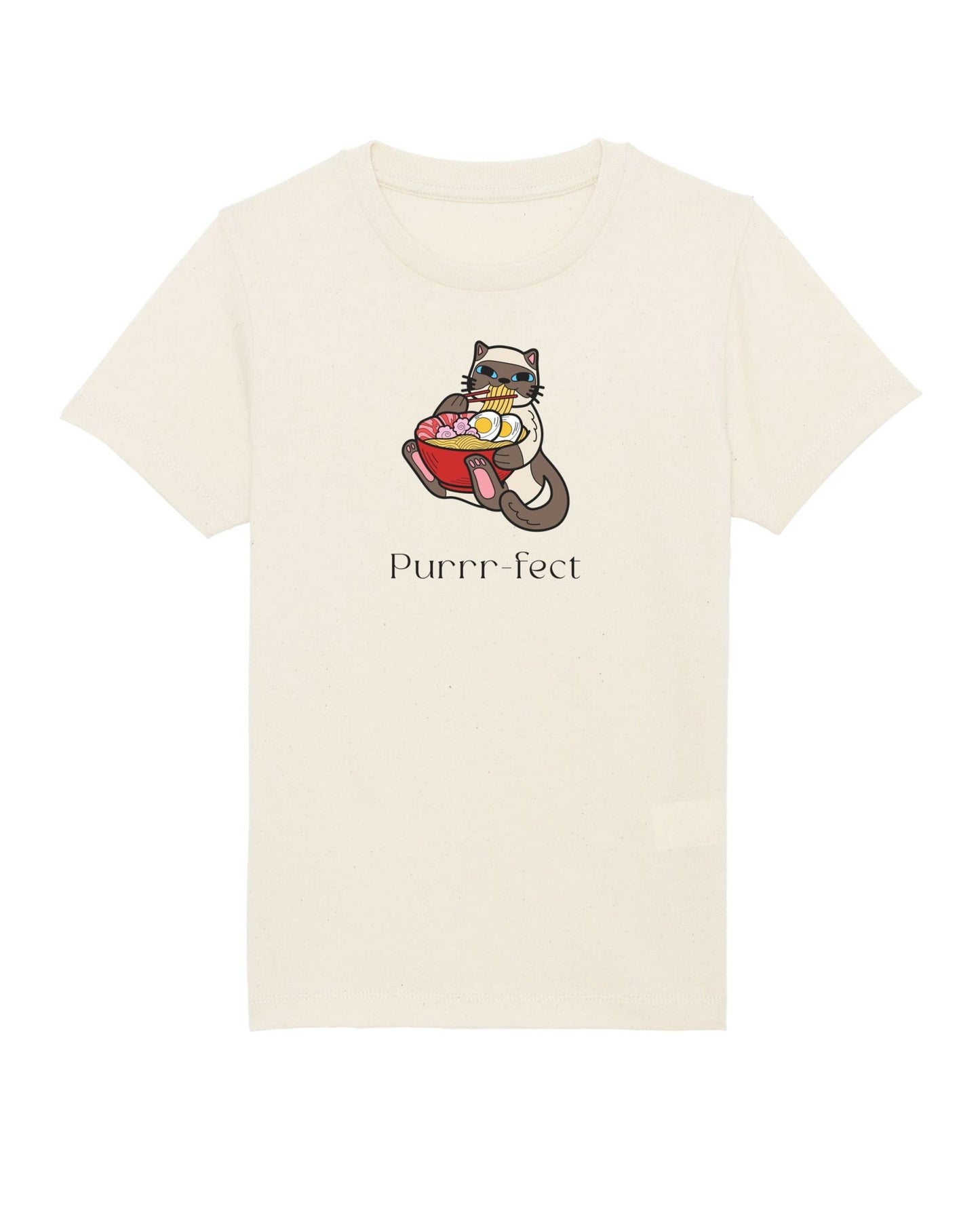 Animal print t shirts children – Organic Cotton 'Purrfect' cat tee

