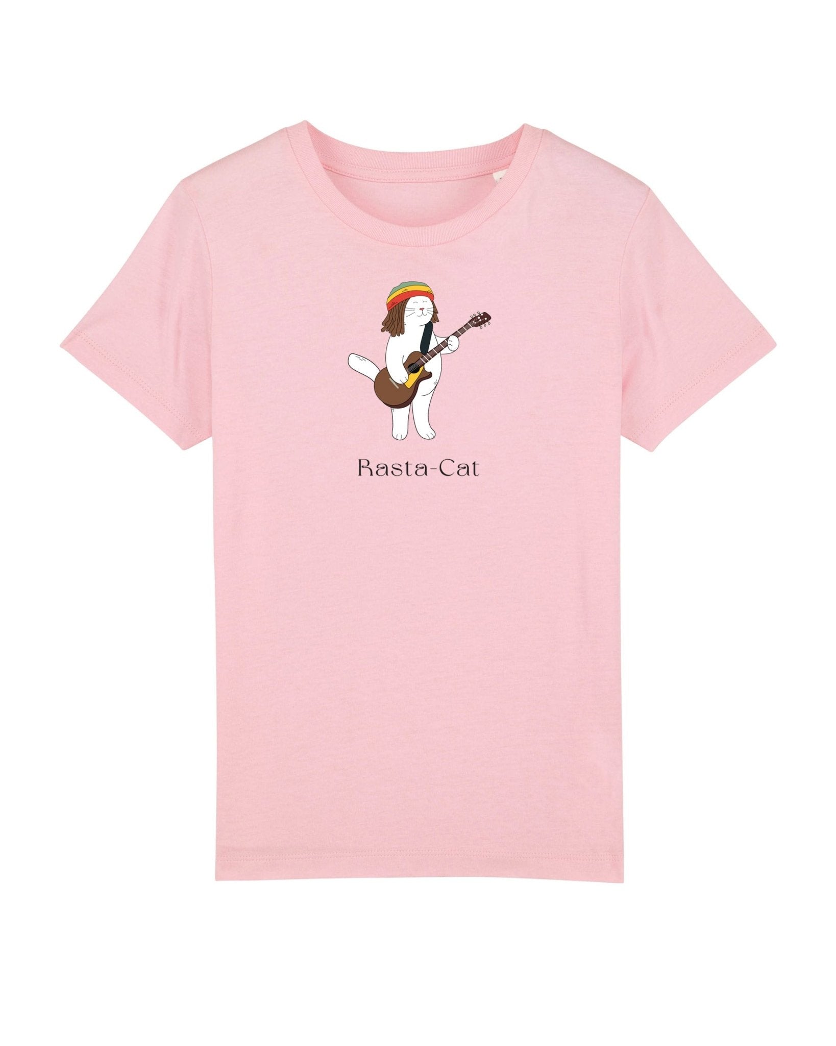 Organic Cotton 'Rasta Cat' Funny Cat T-shirt - Hello Kitty and friends clothes