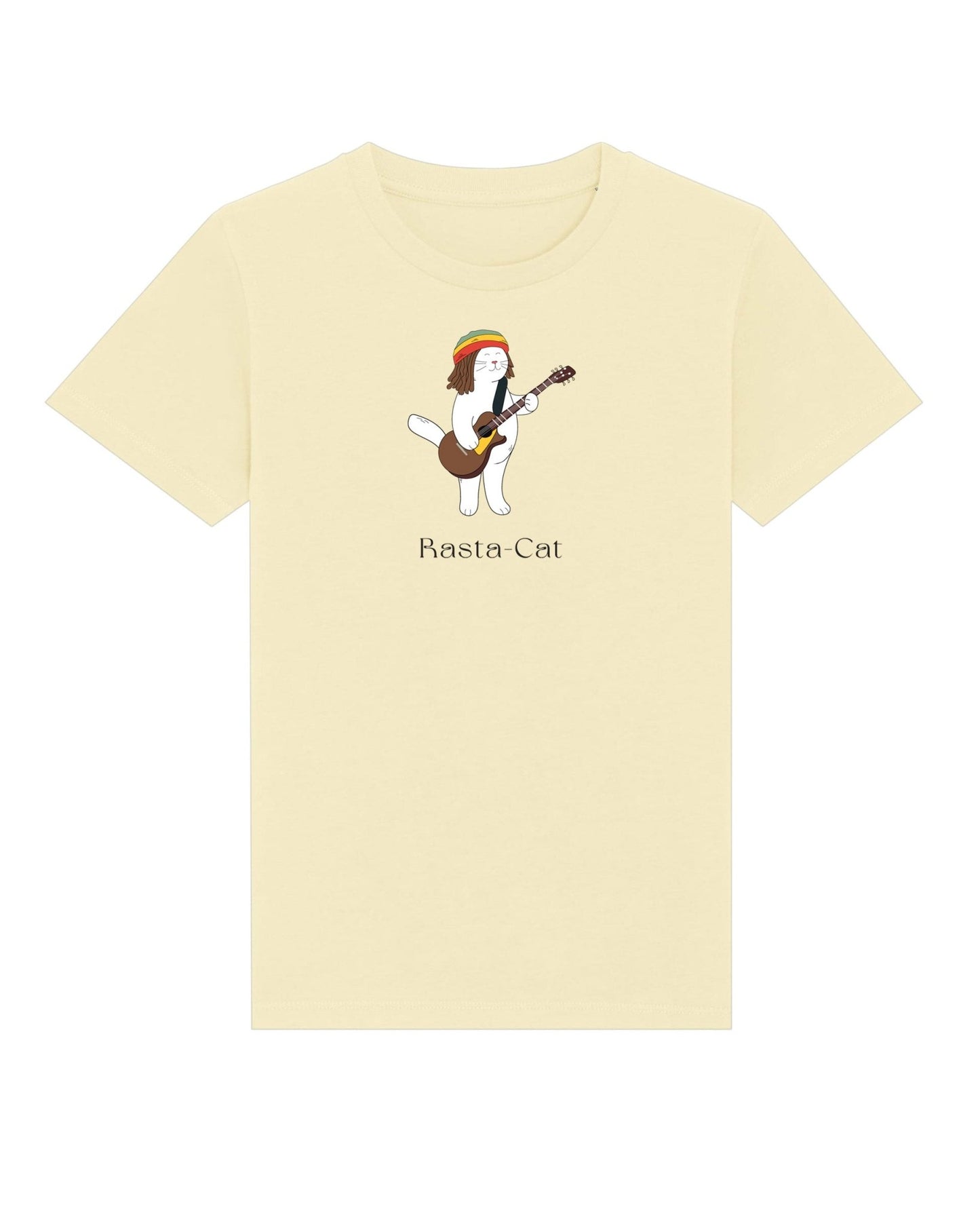 Shop Organic Cotton 'Rasta Cat' Kids Funny T-shirt - clothes hello kitty