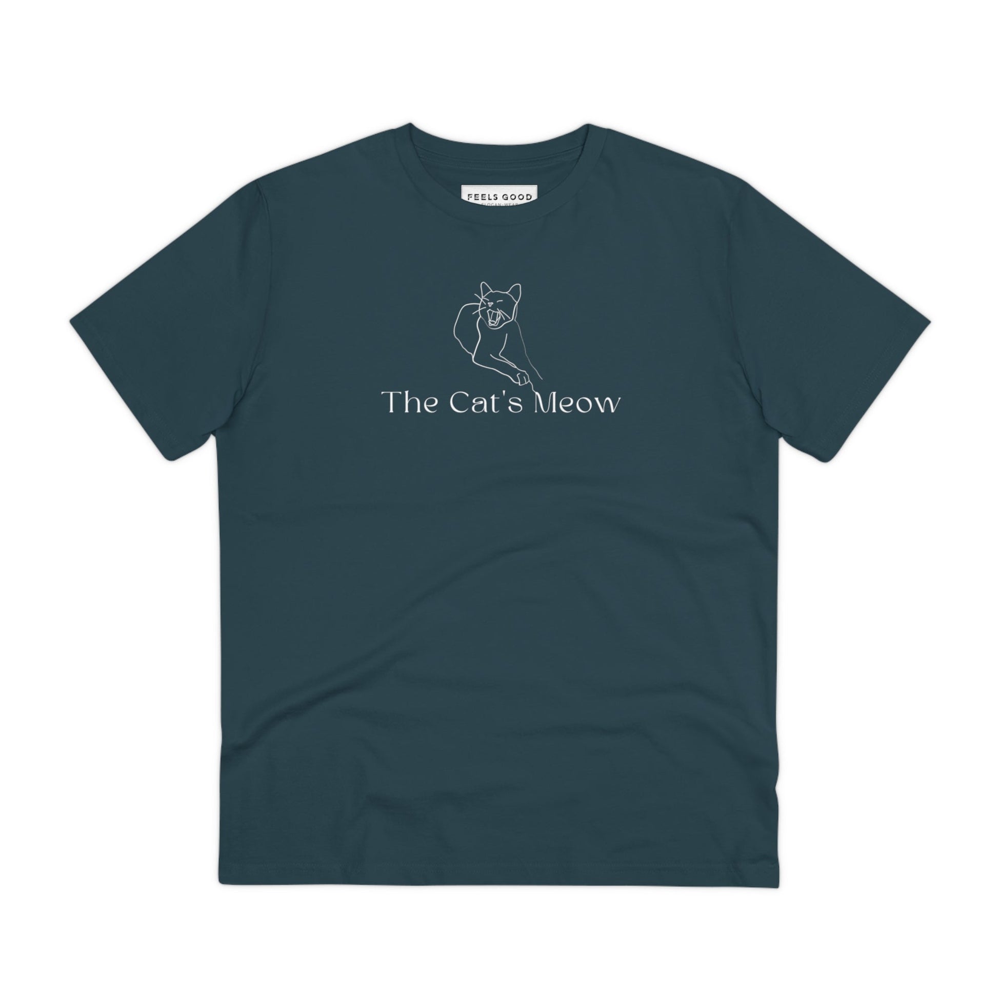 Pet lover t-shirts featuring Organic Cotton 'The Cats Meow' Funny Cat T-shirt – great for dog lovers.