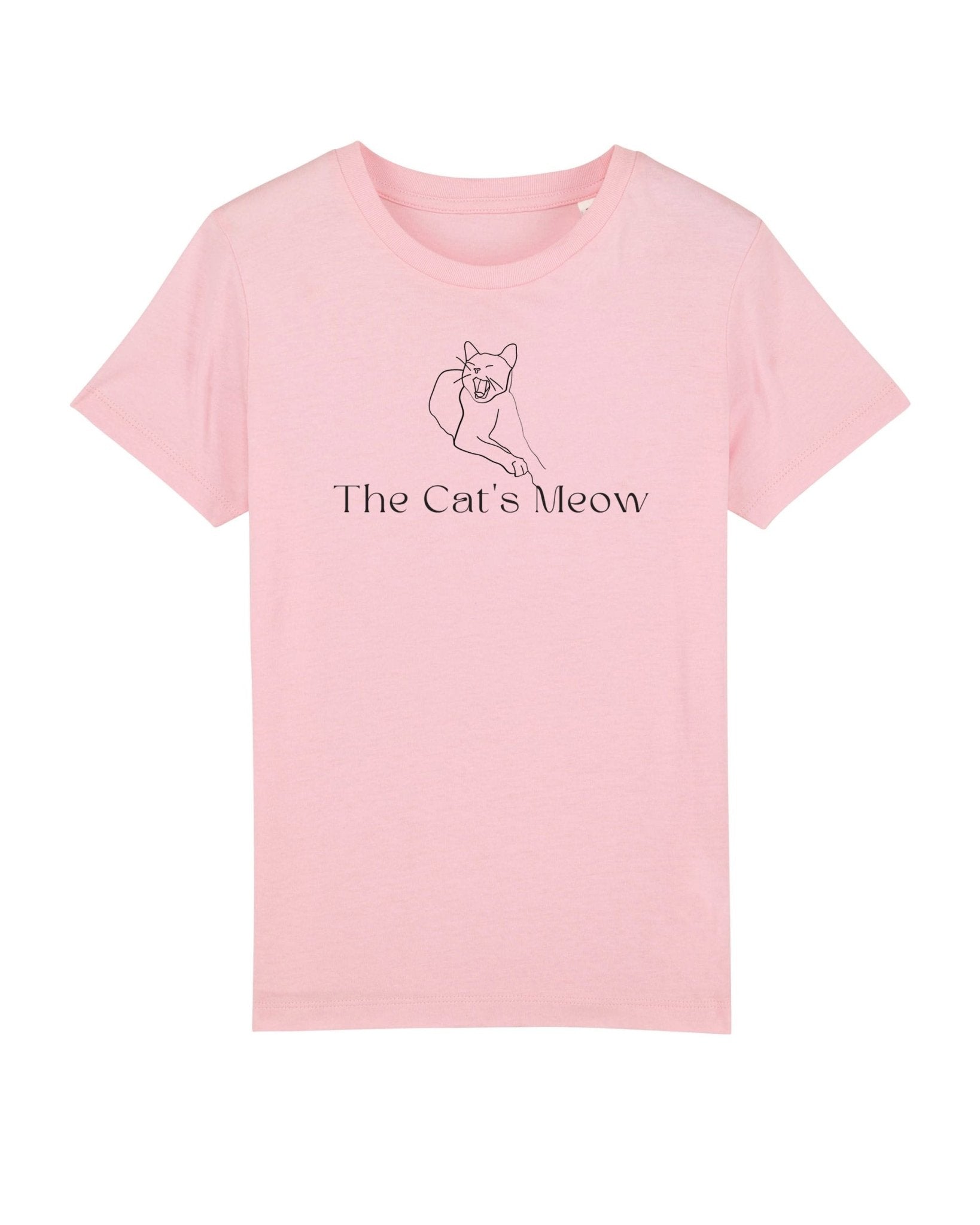 Clothes hello kitty fans will adore! Organic Cotton 'The Cats Meow' Kids Funny Cat T-shirt is here.