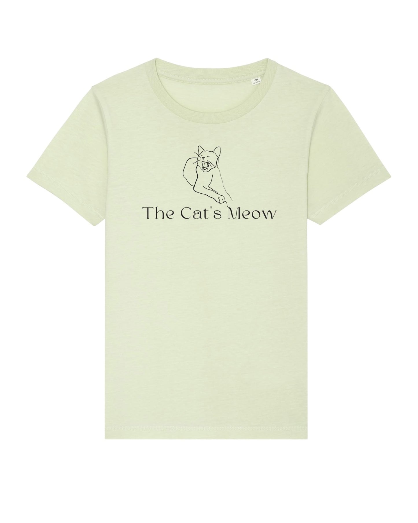 Looking for hello kitty store finds? Our Organic Cotton 'The Cats Meow' Kids Funny Cat T-shirt is purr-fect!