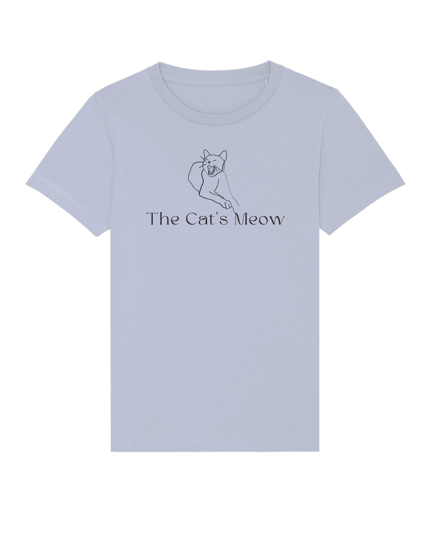 Dress up with a hello kitty outfit vibe – Organic Cotton 'The Cats Meow' Kids Funny Cat T-shirt!