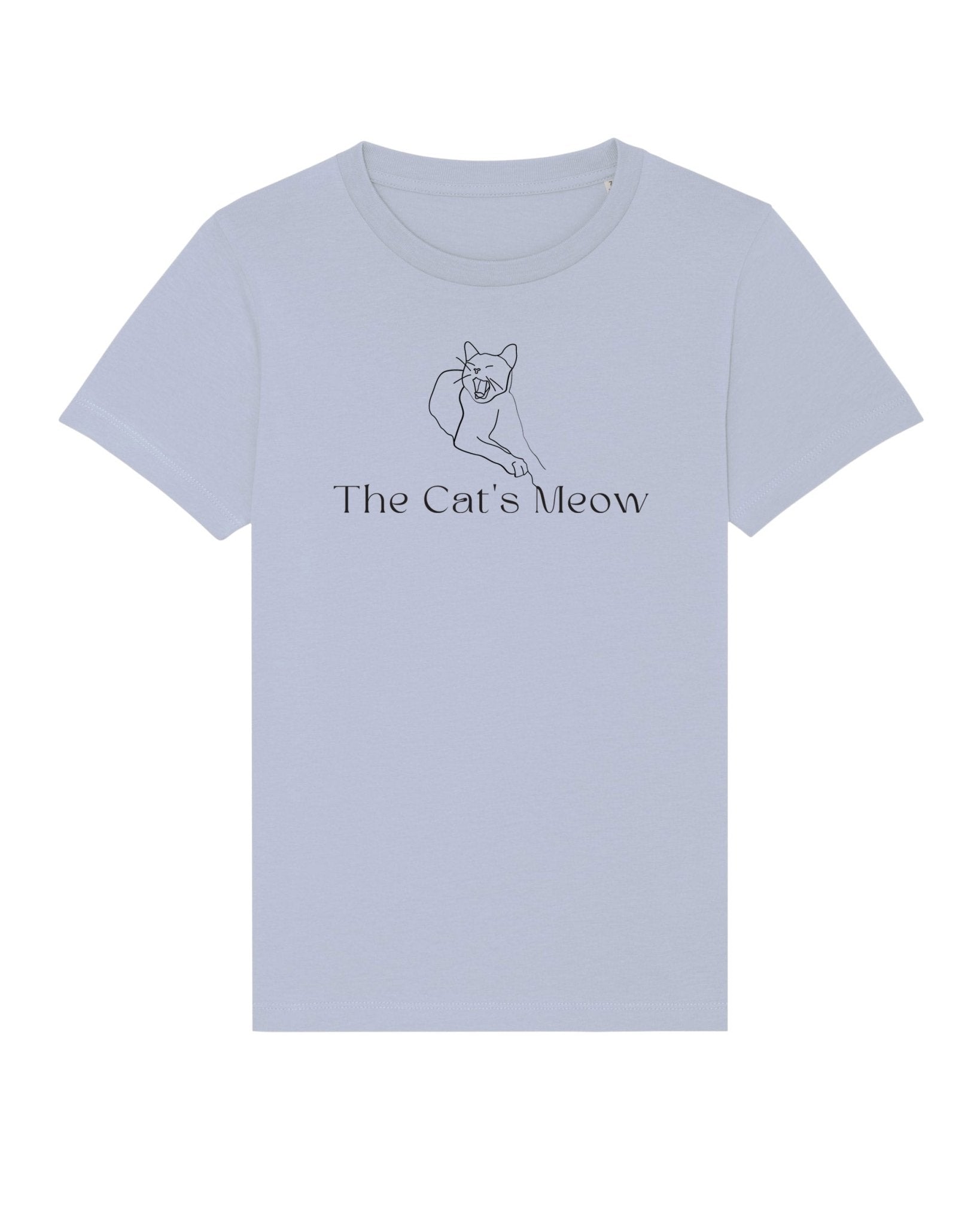 Dress up with a hello kitty outfit vibe – Organic Cotton 'The Cats Meow' Kids Funny Cat T-shirt!