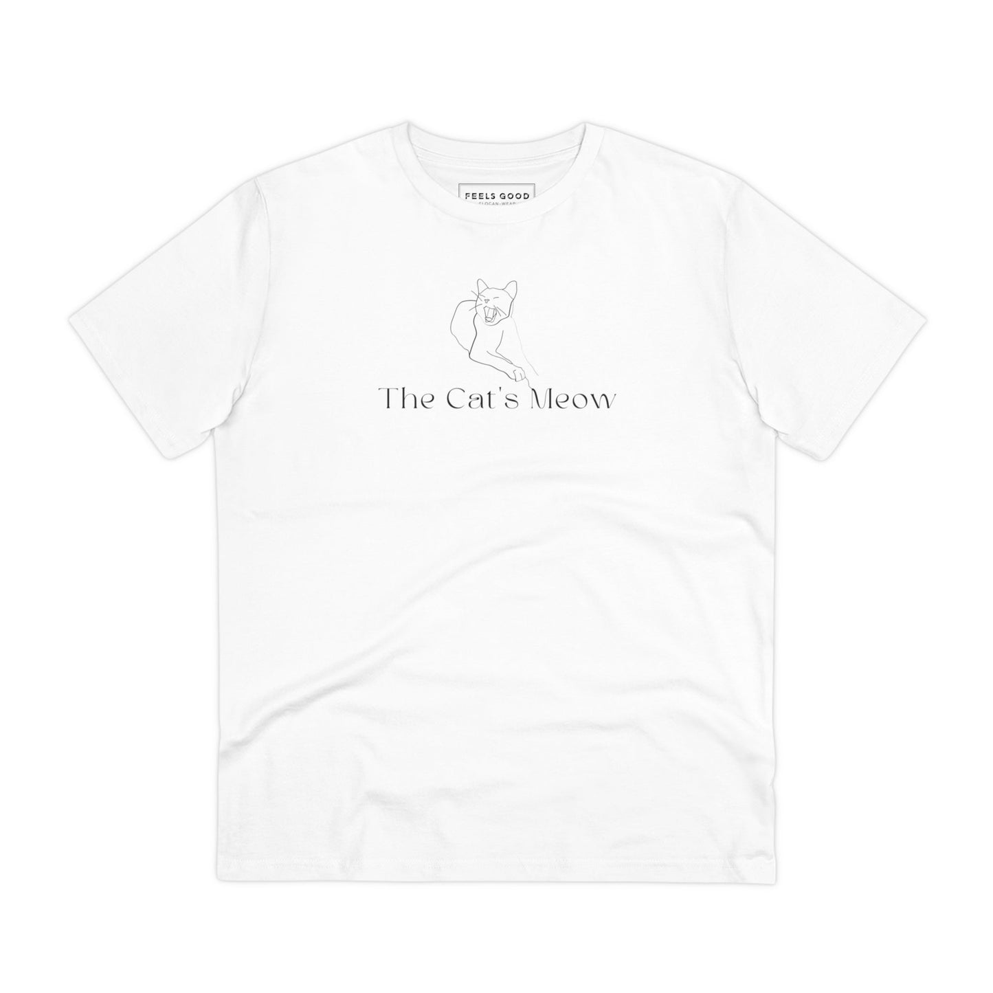 Organic Cotton 'The Cats Meow' Funny Cat T-shirt – the best animal lovers gifts for cat owners.