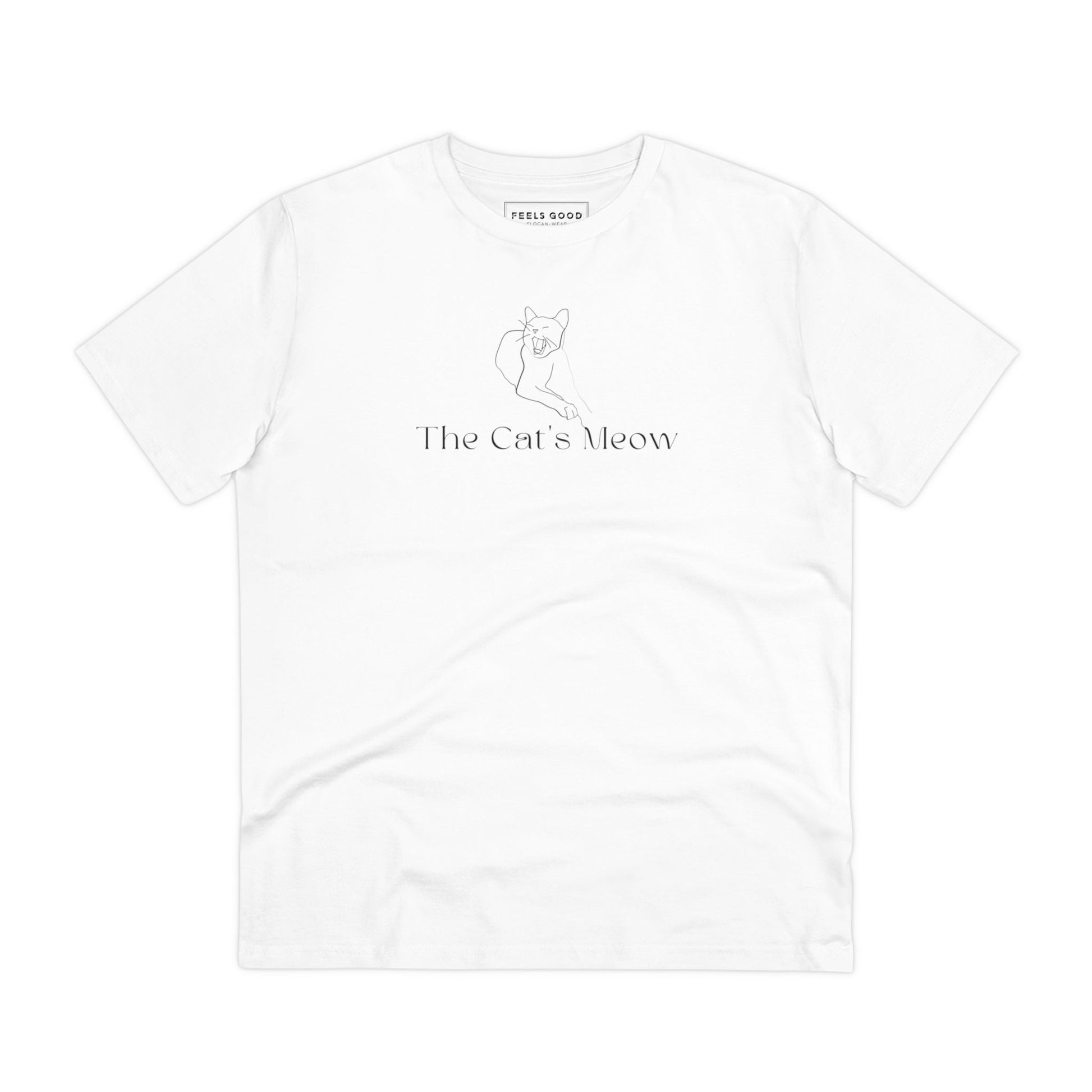 Organic Cotton 'The Cats Meow' Funny Cat T-shirt – the best animal lovers gifts for cat owners.