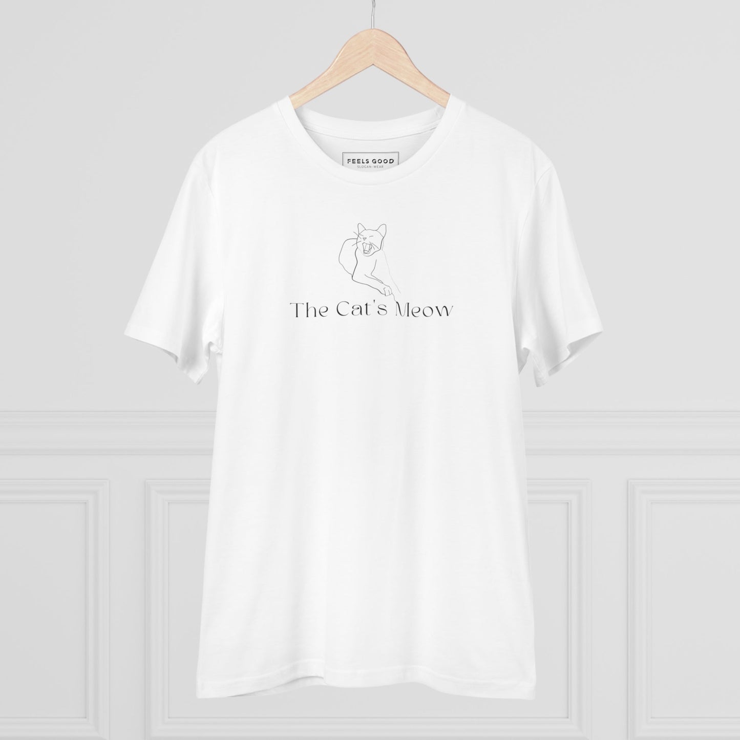 Love t shirts with cats? Organic Cotton 'The Cats Meow' Funny Cat T-shirt is a perfect match!