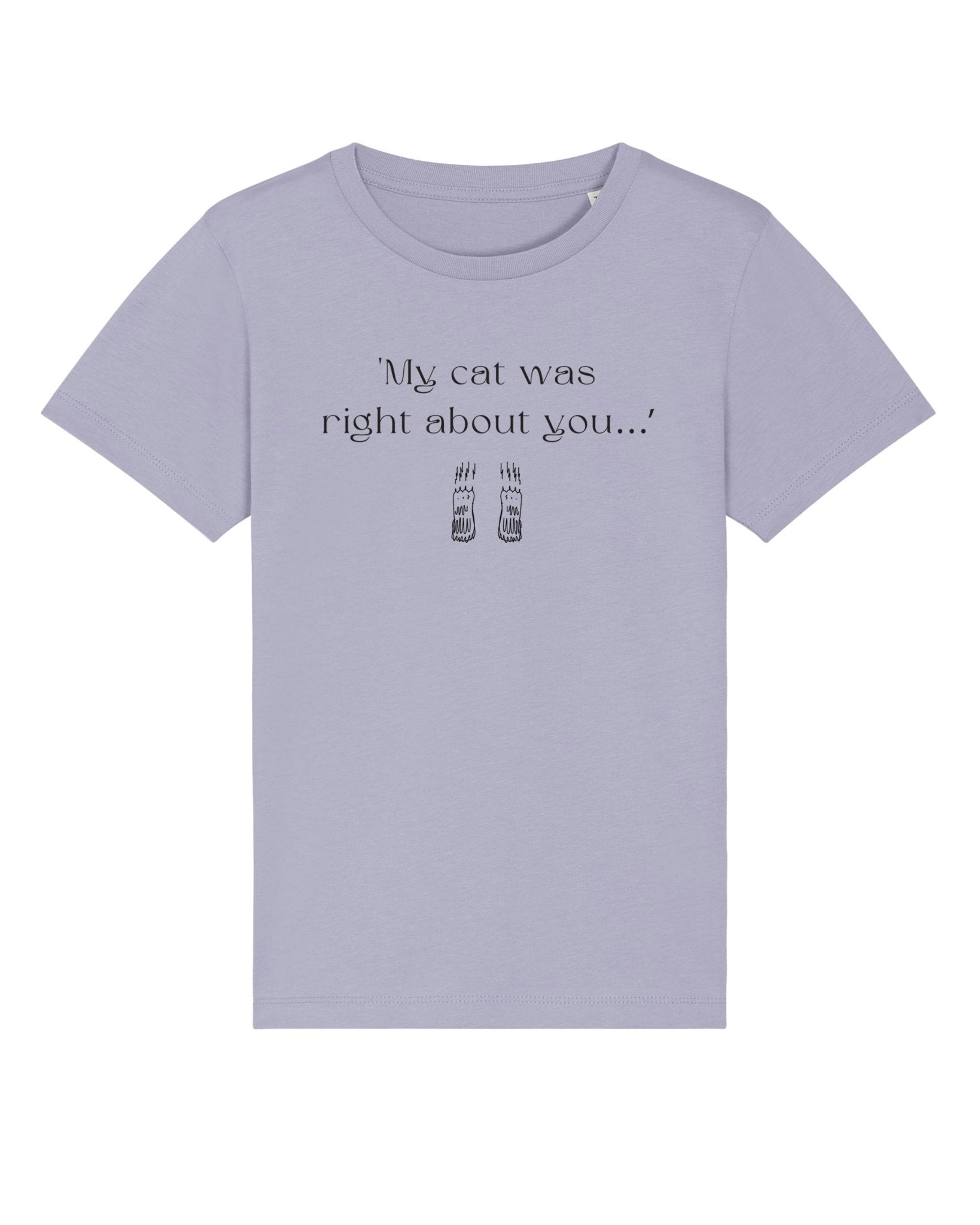 Organic Cotton 'The Cats Truth' Kids Funny Cat T-shirt – available at hello kitty store


